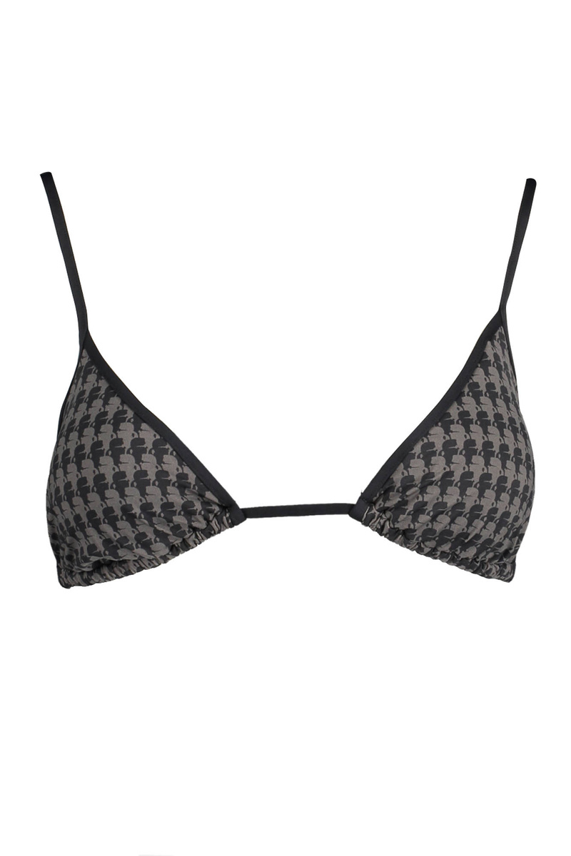 KARL LAGERFELD BEACHWEAR KARL LAGERFELD KOSTIUMY KĄPIELOWE CZĘŚCI POWYŻEJ KOBIETA CZARNY