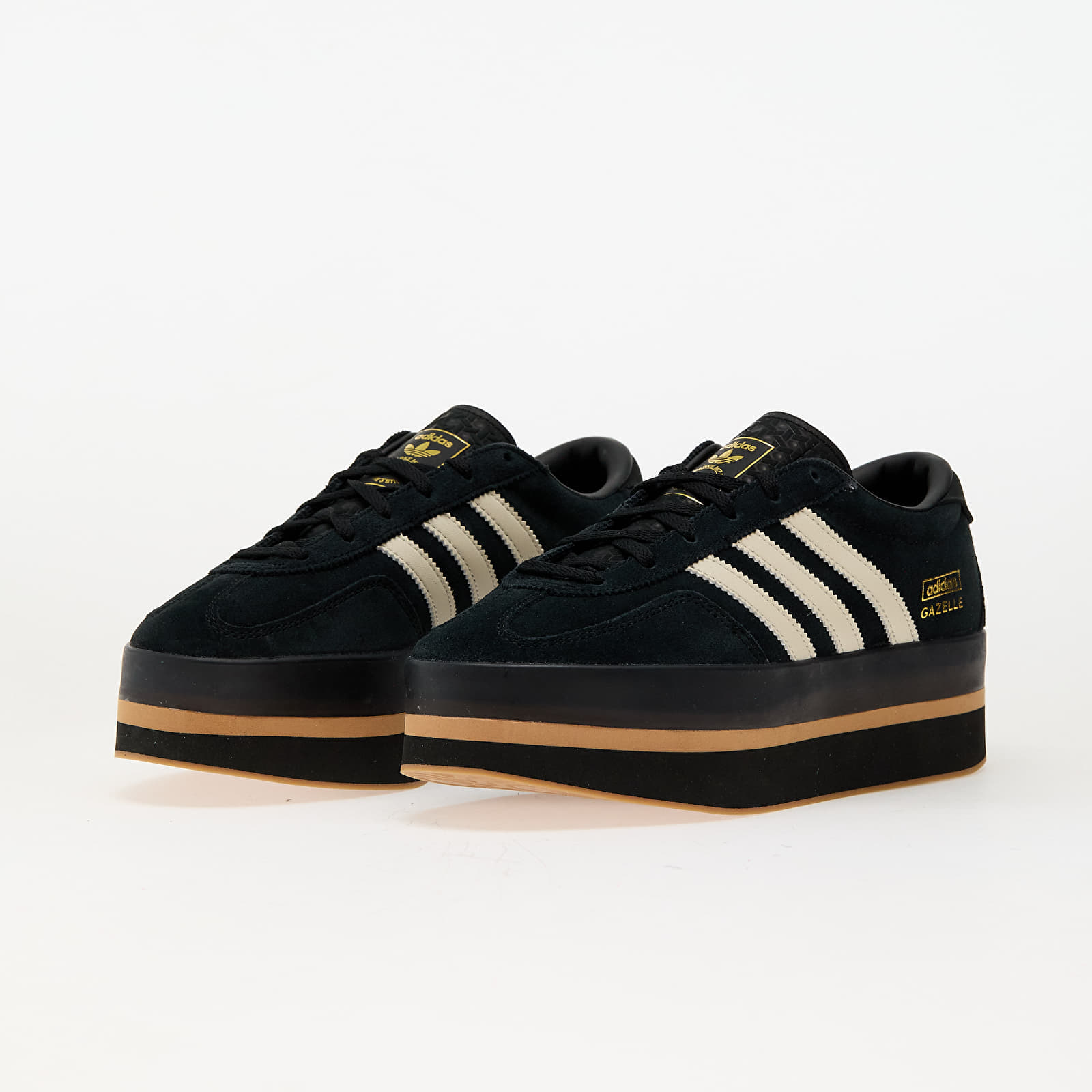 adidas Originals adidas Gazelle Stack W Core Black/ Cream White/ Gum 3