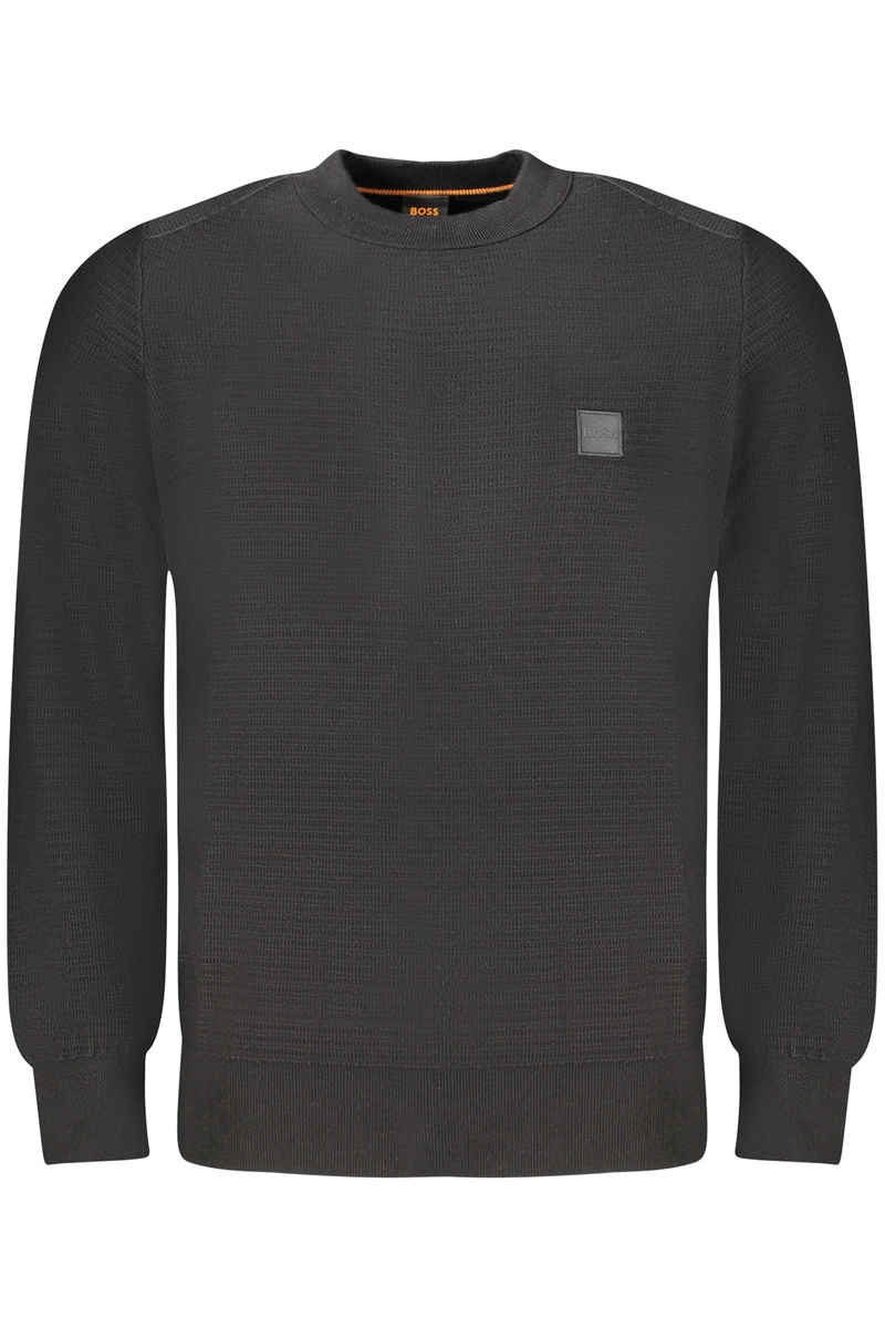 HUGO BOSS MĘSKI CZARNY SWETER