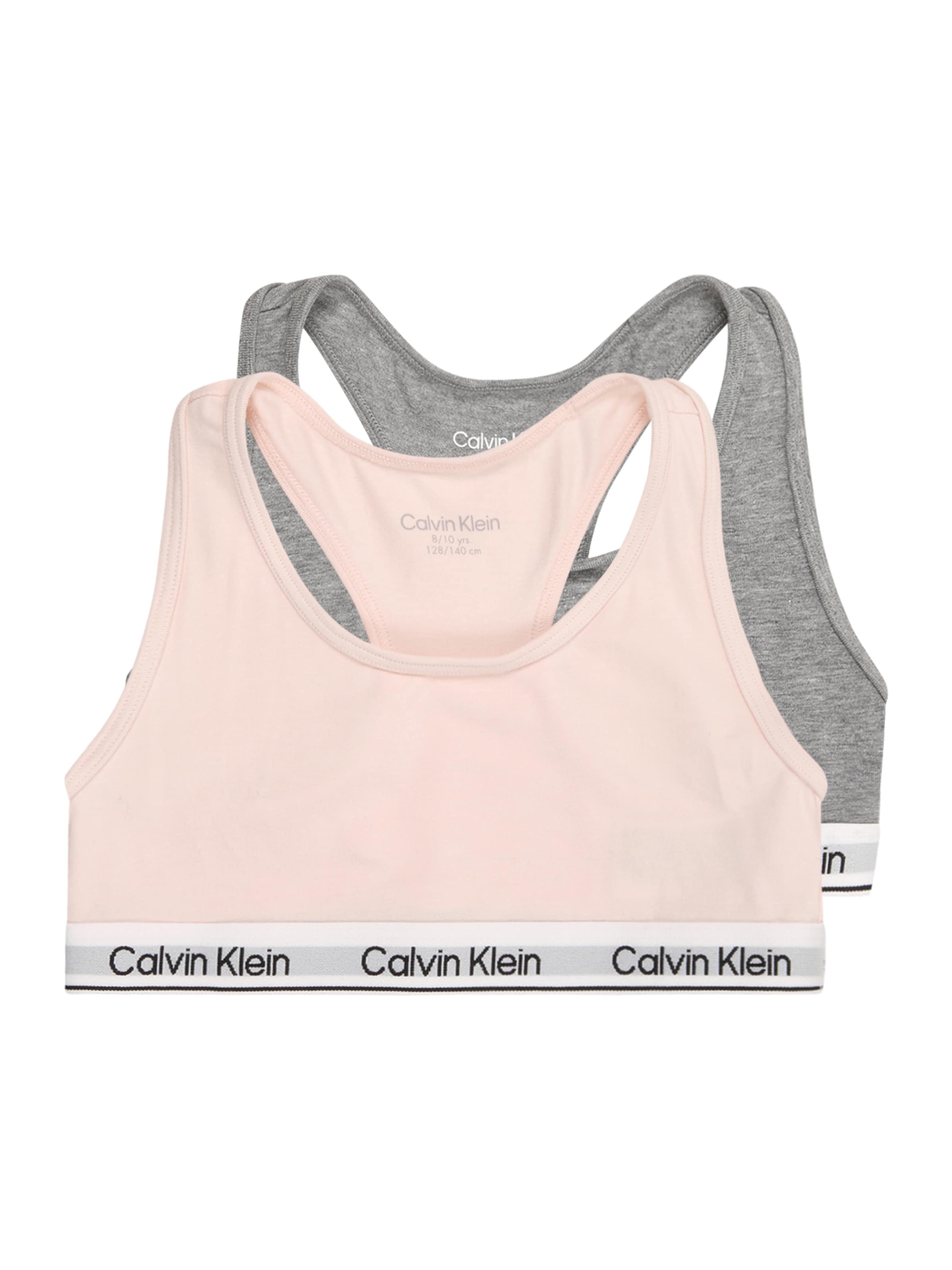 Calvin Klein Underwear Biustonosz nakrapiany szary / pastelowy róż / czarny / biały