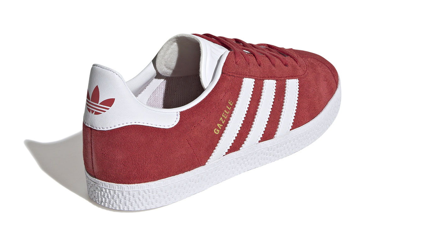 adidas Gazelle Junior Kobiety,Dzieci - Buty sportowe adidas Originals - Czerwony - IF9804-4.5