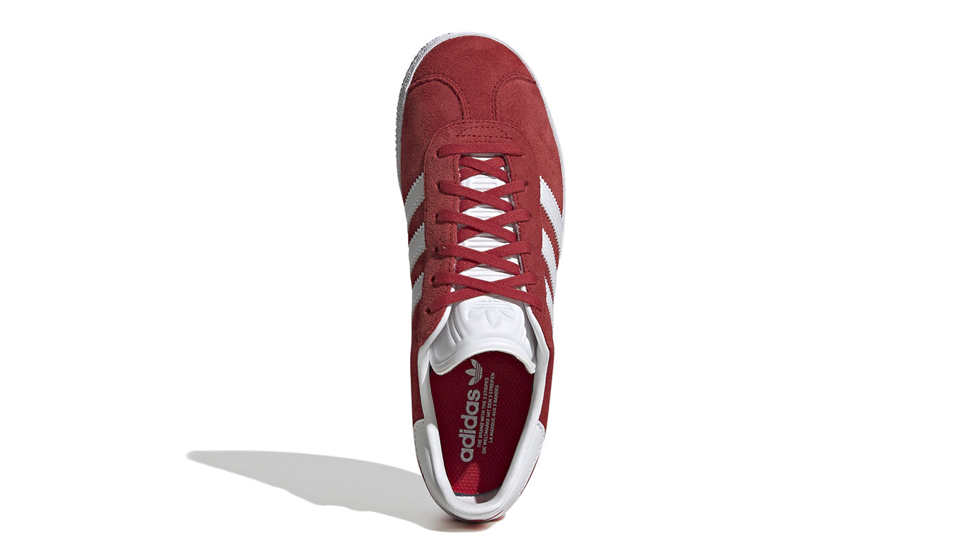 adidas Gazelle Junior Kobiety,Dzieci - Buty sportowe adidas Originals - Czerwony - IF9804-4.5