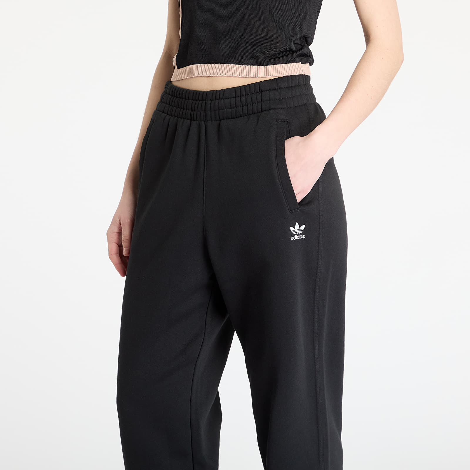 adidas Originals Spodnie dresowe adidas Essentials Loose Fleece Joggers Black S