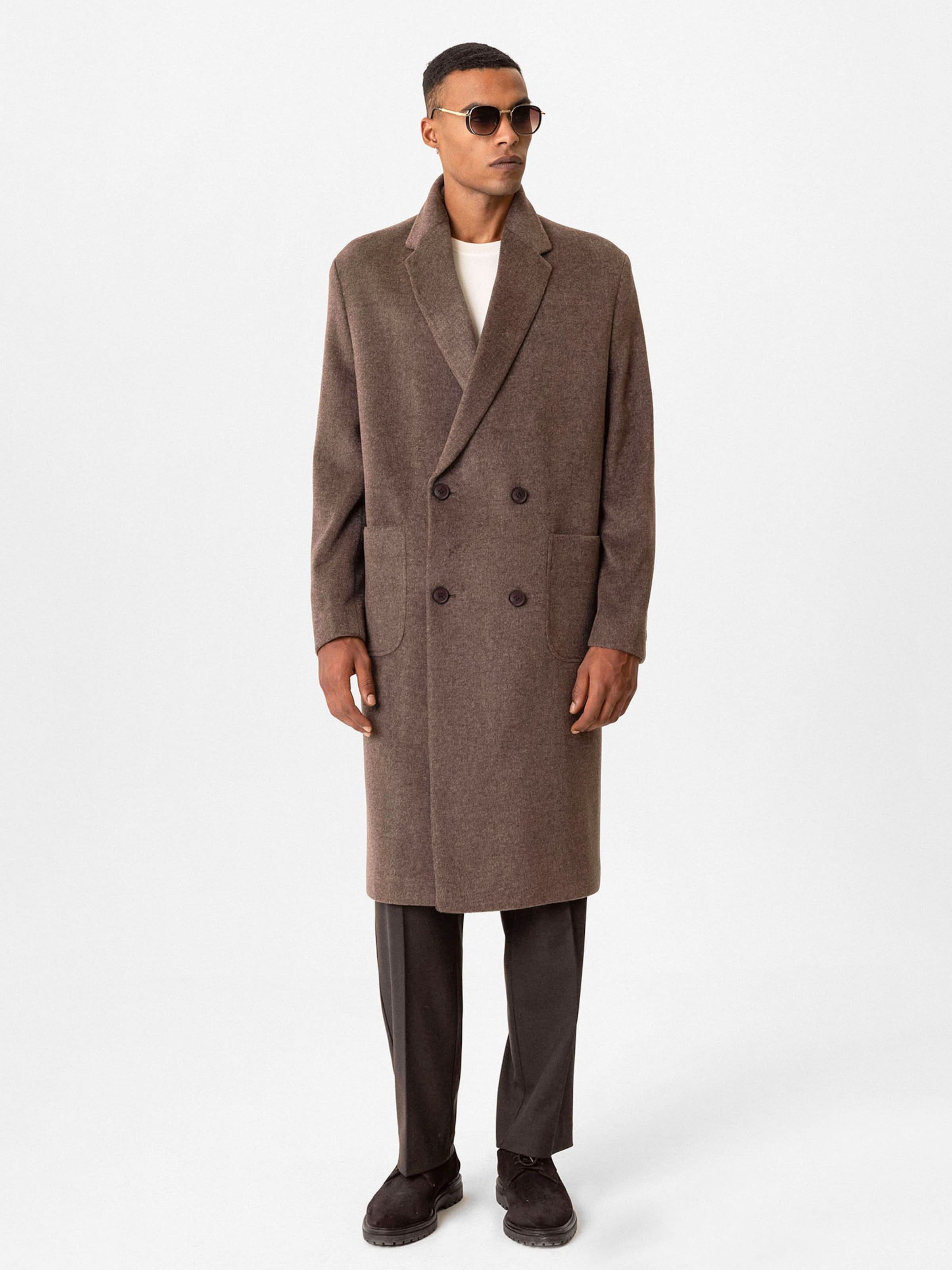 Antioch Płaszcz przejściowy brązowy