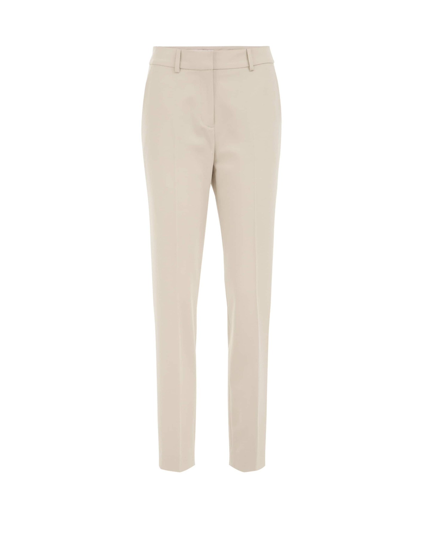 WE Fashion Spodnie w kant beżowy