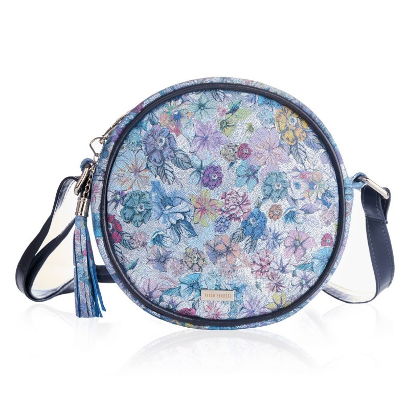 Listonoszka skórzana PAOLO PERUZZI GA401 niebieska