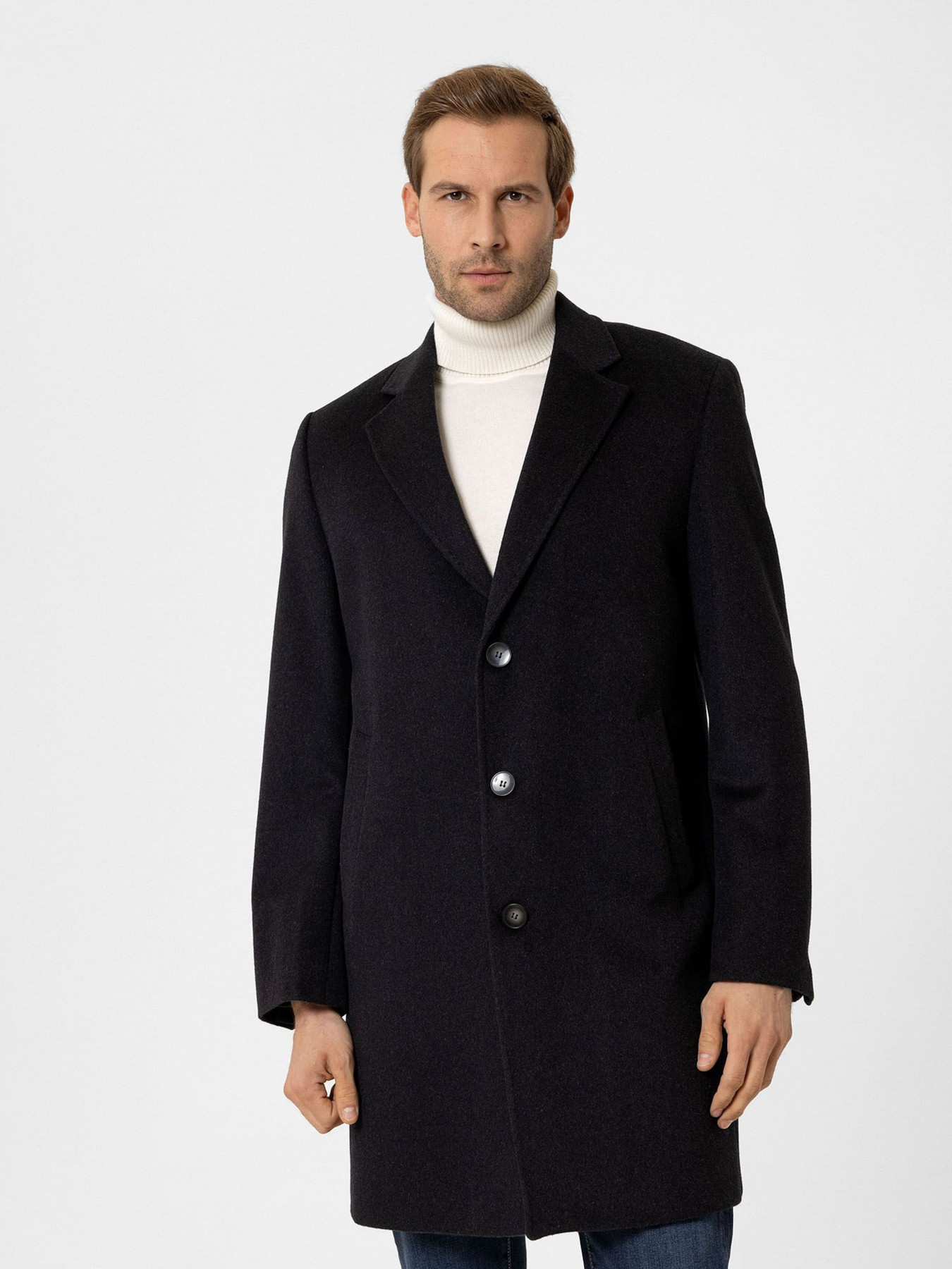 Moxx Paris Płaszcz przejściowy antracytowy