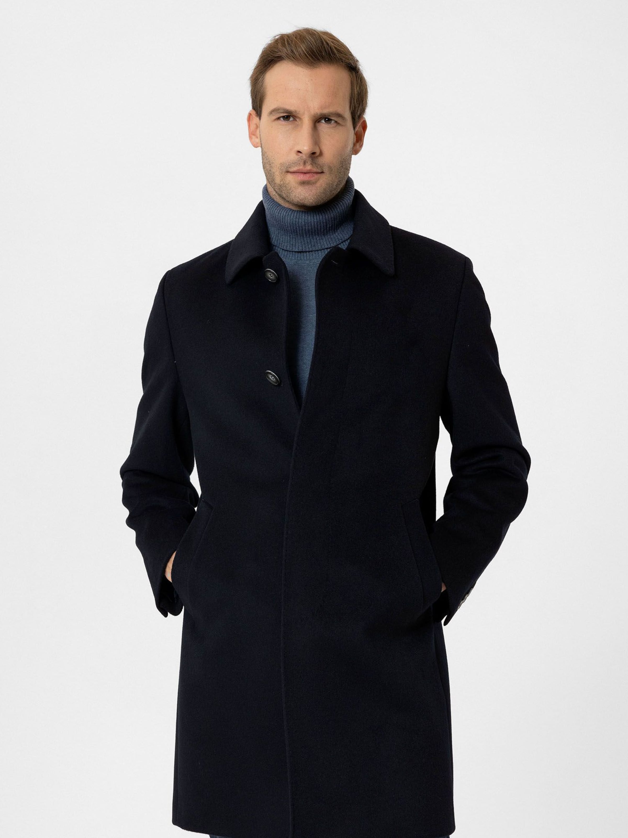 Moxx Paris Płaszcz przejściowy niebieska noc