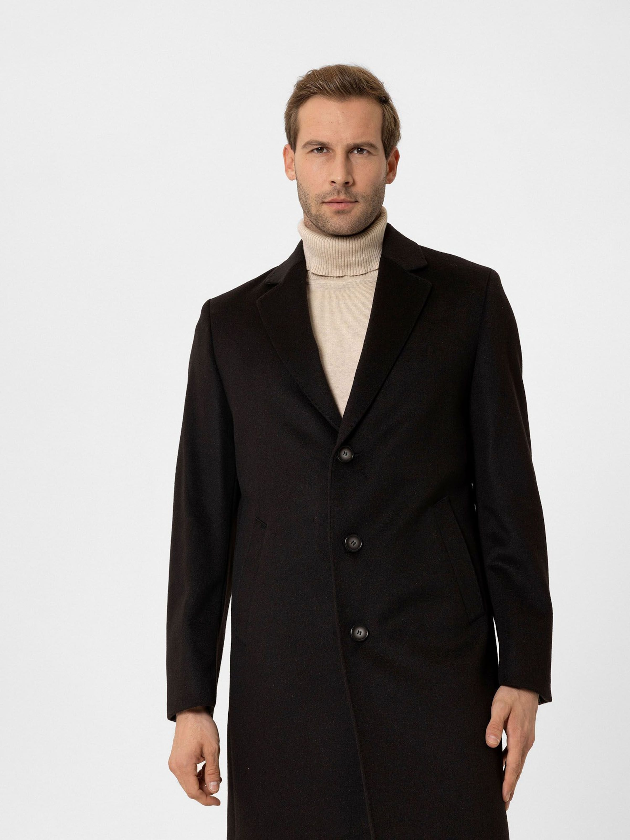 Moxx Paris Płaszcz przejściowy ciemnobrązowy