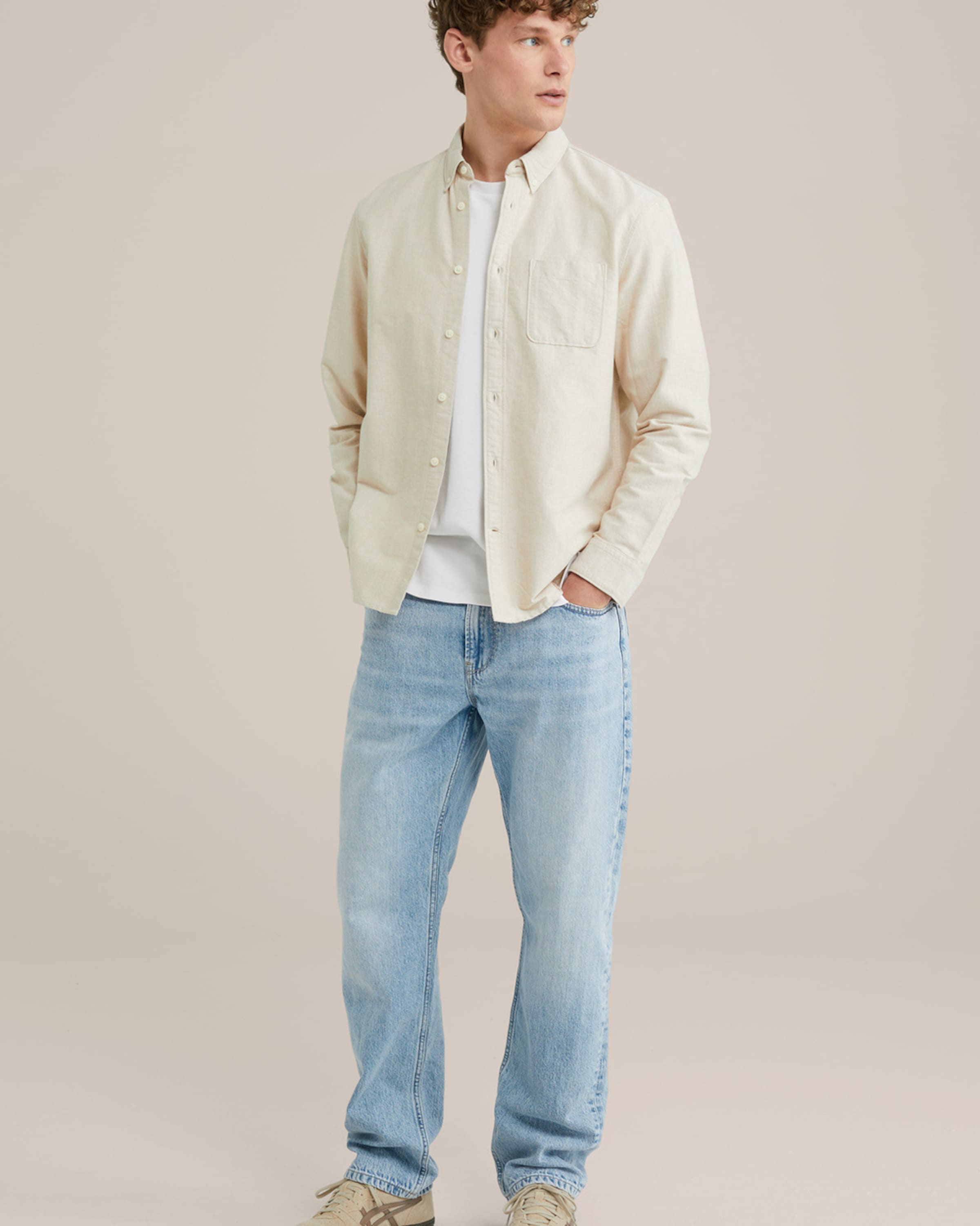 WE Fashion Koszula ecru