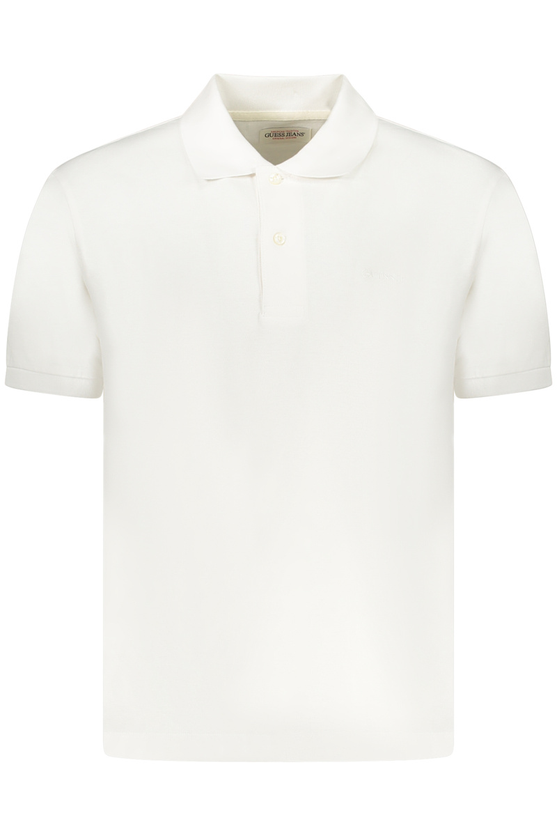 GUESS JEANS POLO KRÓTKI RĘKAW MĘSKI BIAŁE