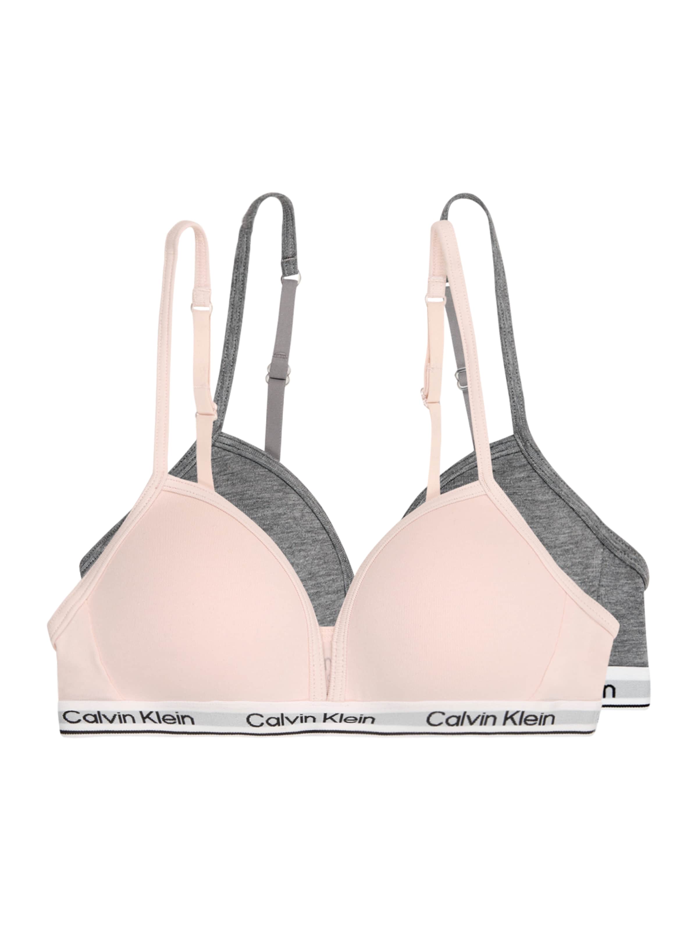 Calvin Klein Underwear Biustonosz jasnoszary / ciemnoszary / różowy pudrowy / biały