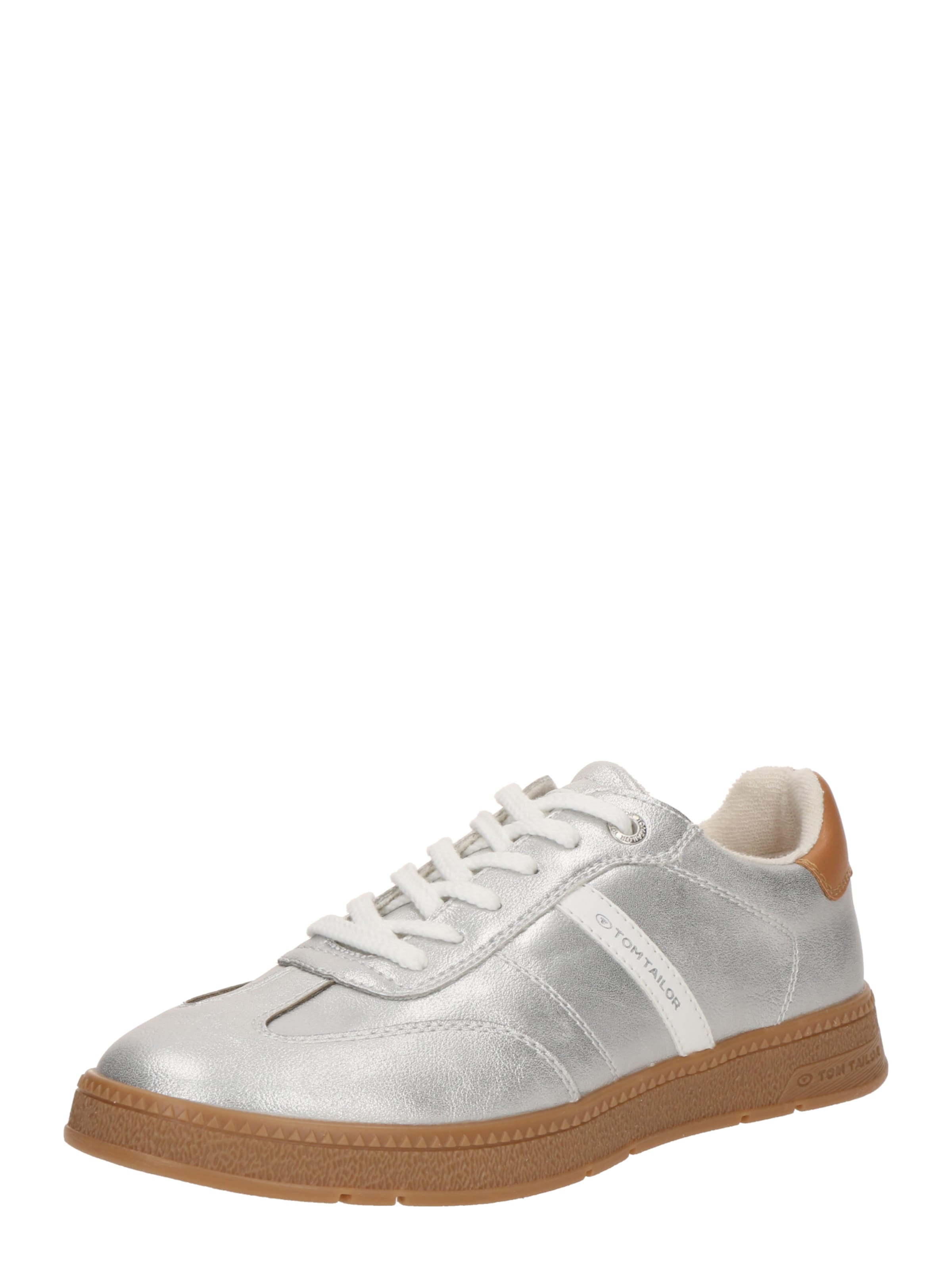 TOM TAILOR Sneakersy niskie srebrny / biały