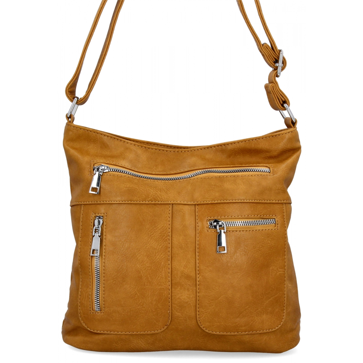 Uniwersalna Torebka Damska Listonoszka firmy Herisson 13K392 Jasno Ruda