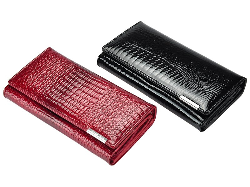 skóra naturalna Damski portfele Jennifer Jones 5288-14