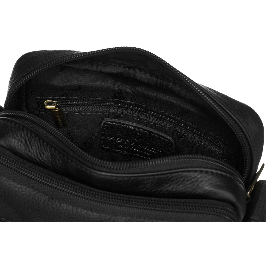 Saszetka męska z naturalnej skóry Peterson PTN 251-NDM