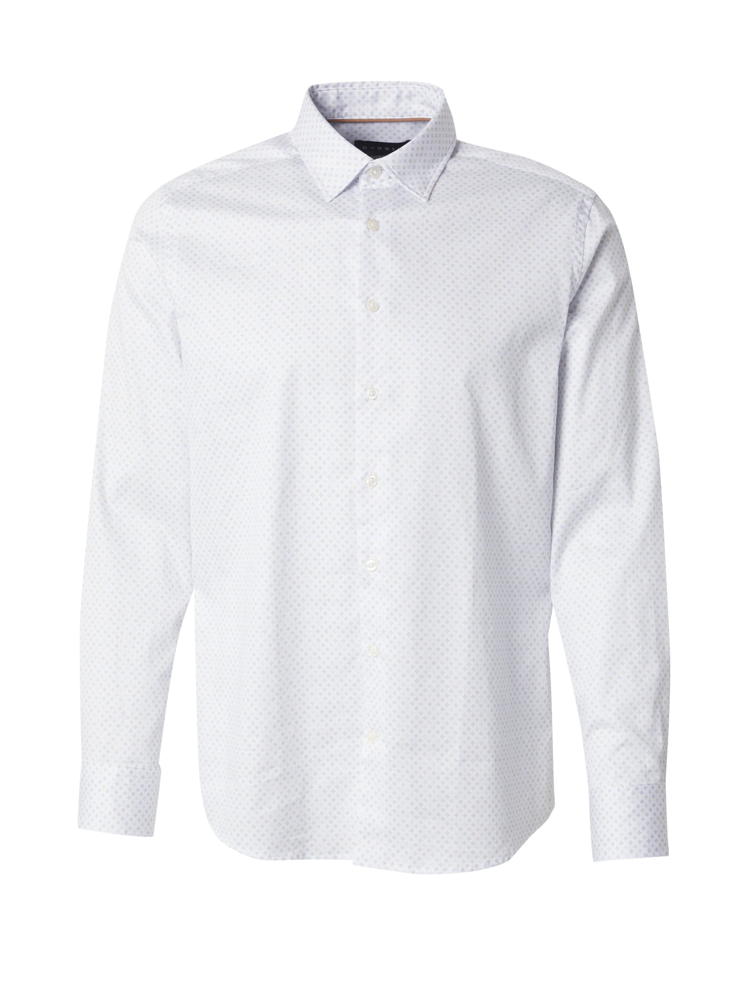 bugatti Koszula ciemny niebieski / biały