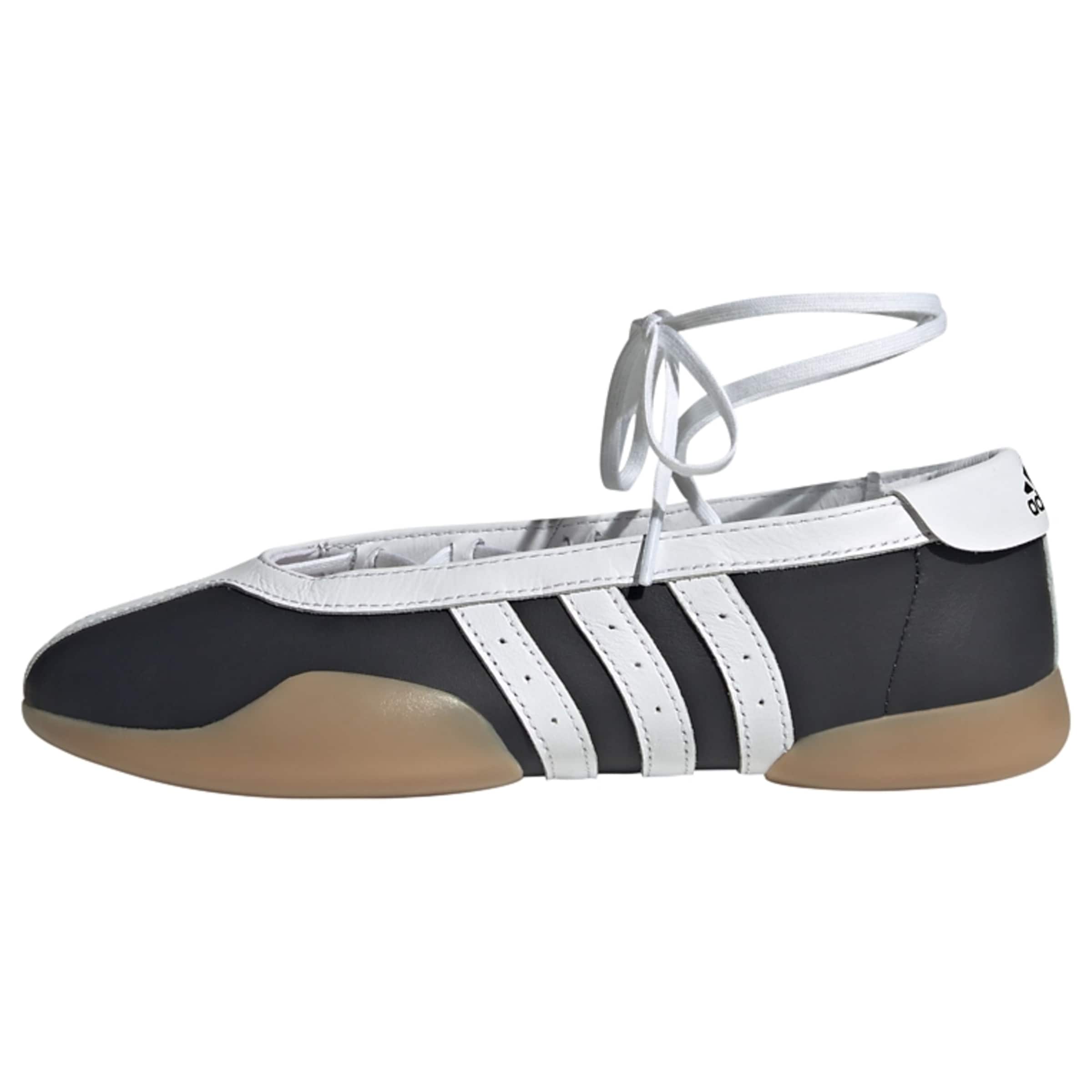 ADIDAS ORIGINALS Balerinka z rzemykiem 'Taekwondo Mei' czarny / biały