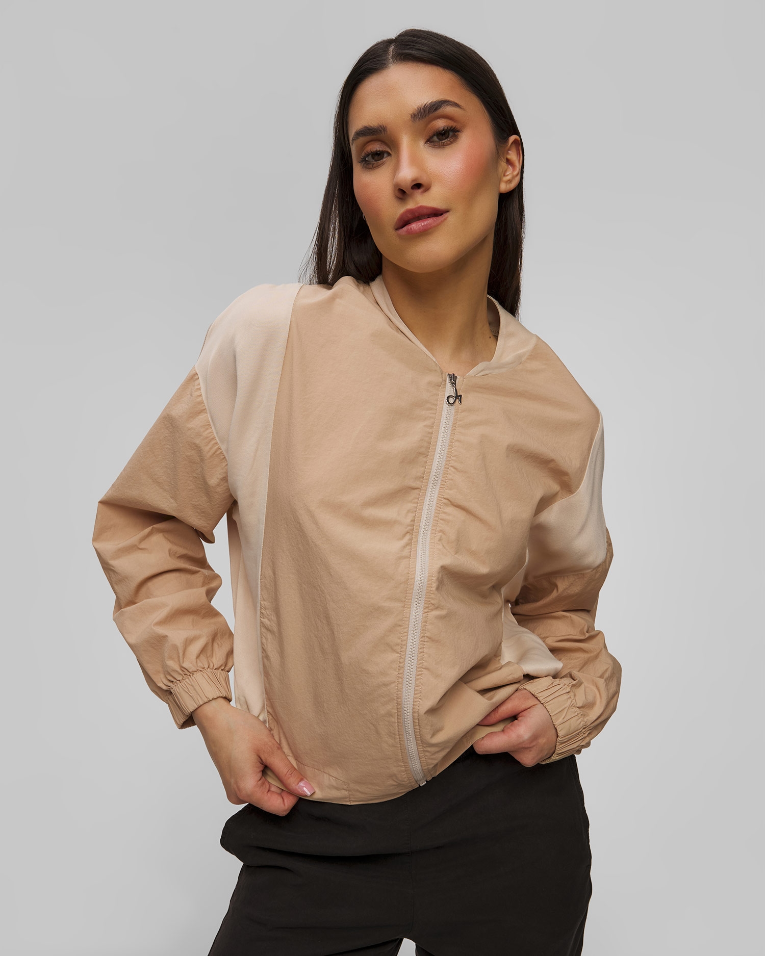 Lekka Kurtka Beżowa Damska Deha