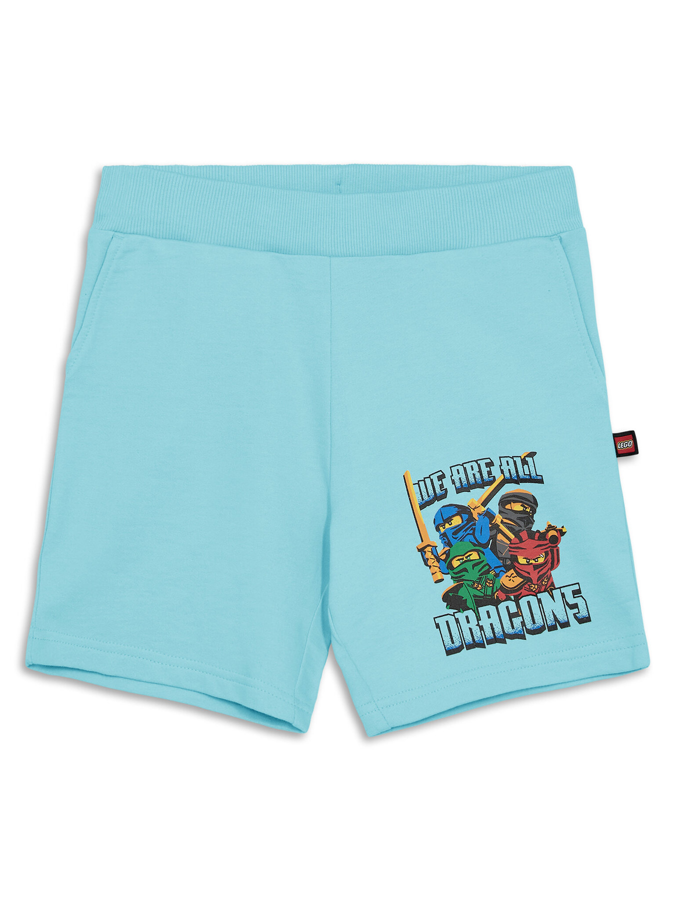 LEGO Szorty sportowe 12011466 Błękitny Regular Fit
