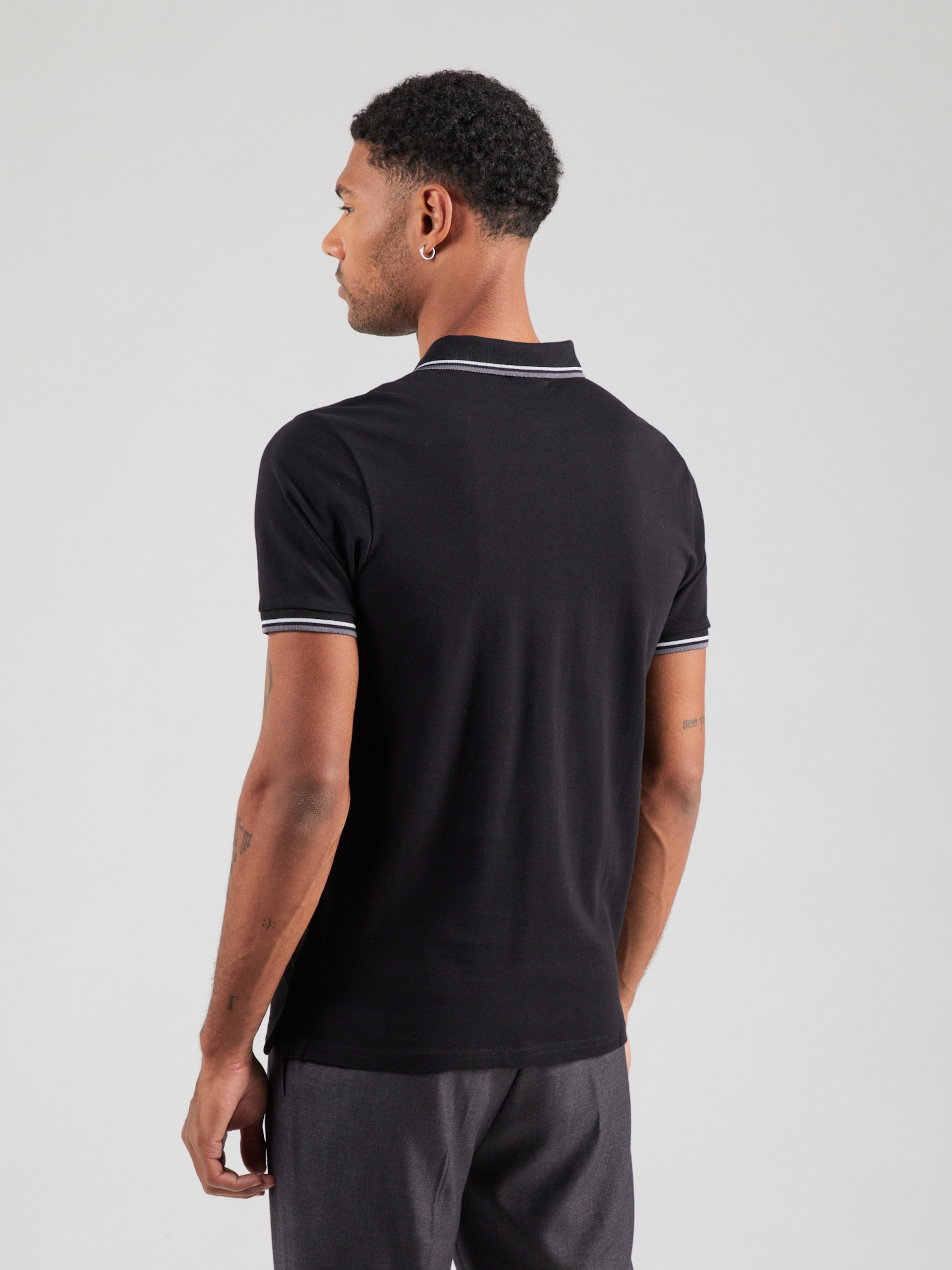 Lindbergh Koszulka czarny / biały