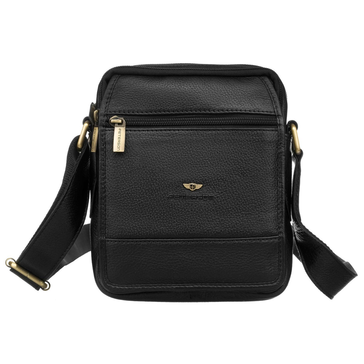 Saszetka męska z naturalnej skóry Peterson PTN 251-NDM