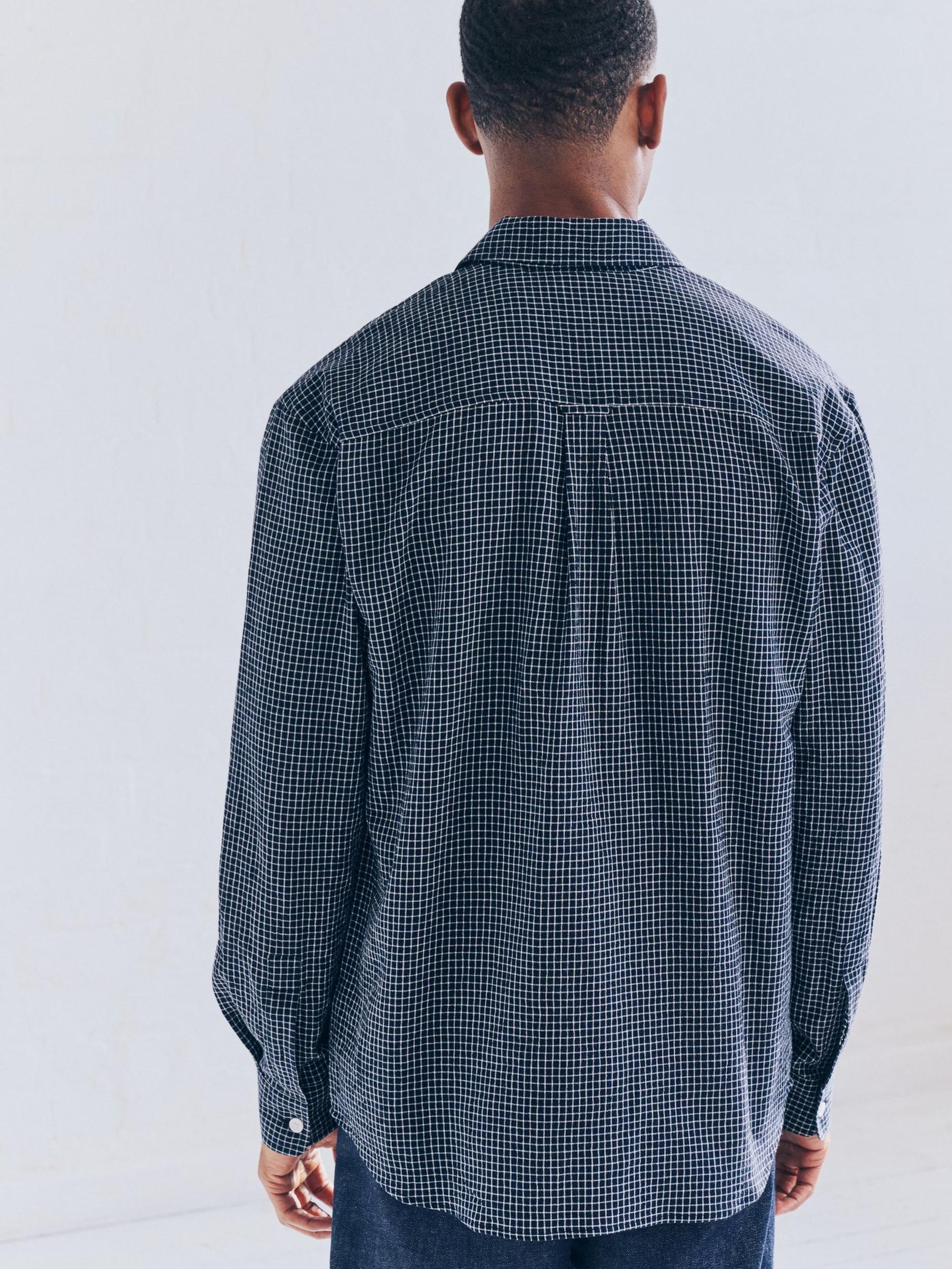 Next Koszula granatowy / biały