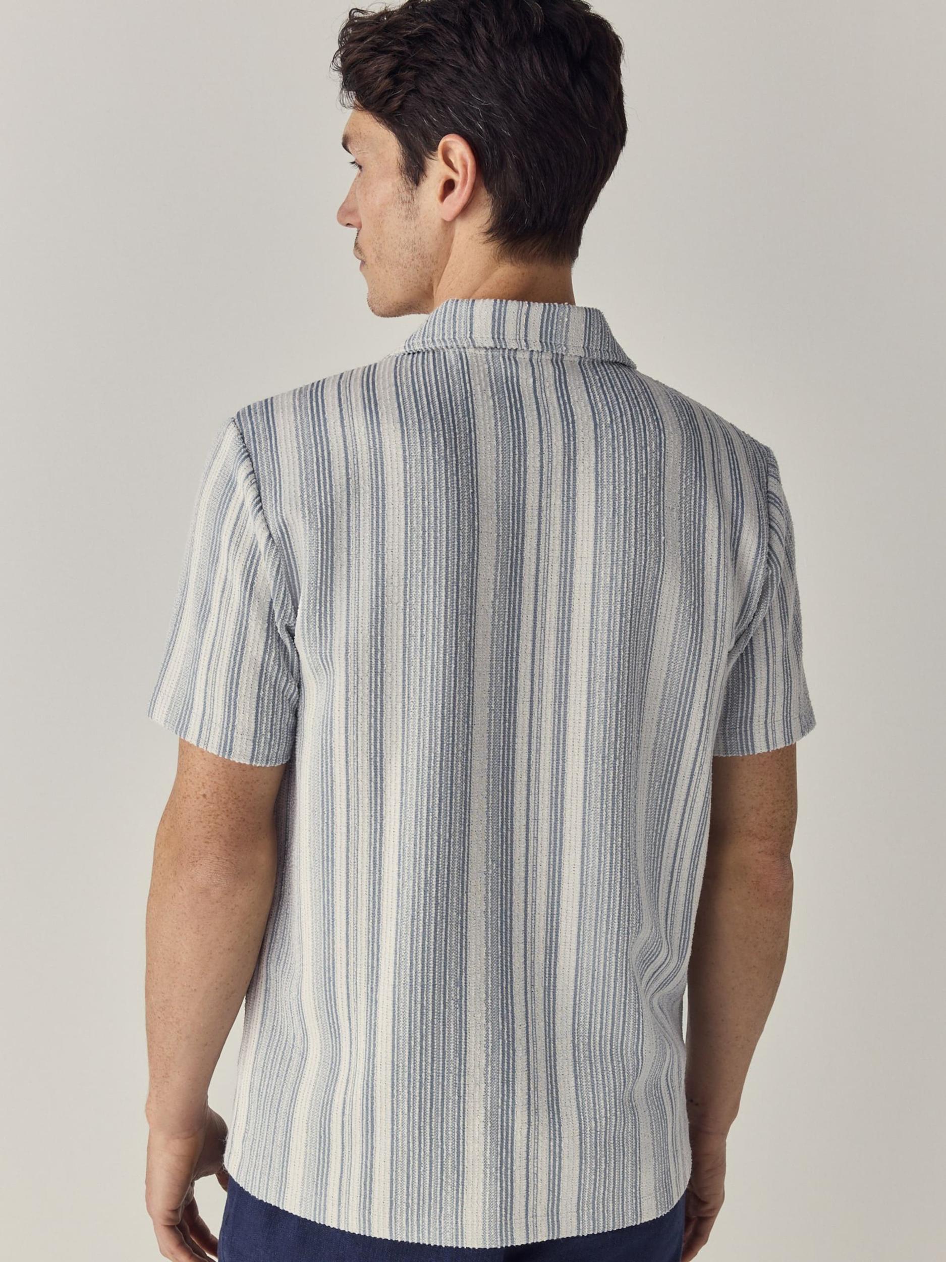 Next Koszula opal / jasnoniebieski / biały