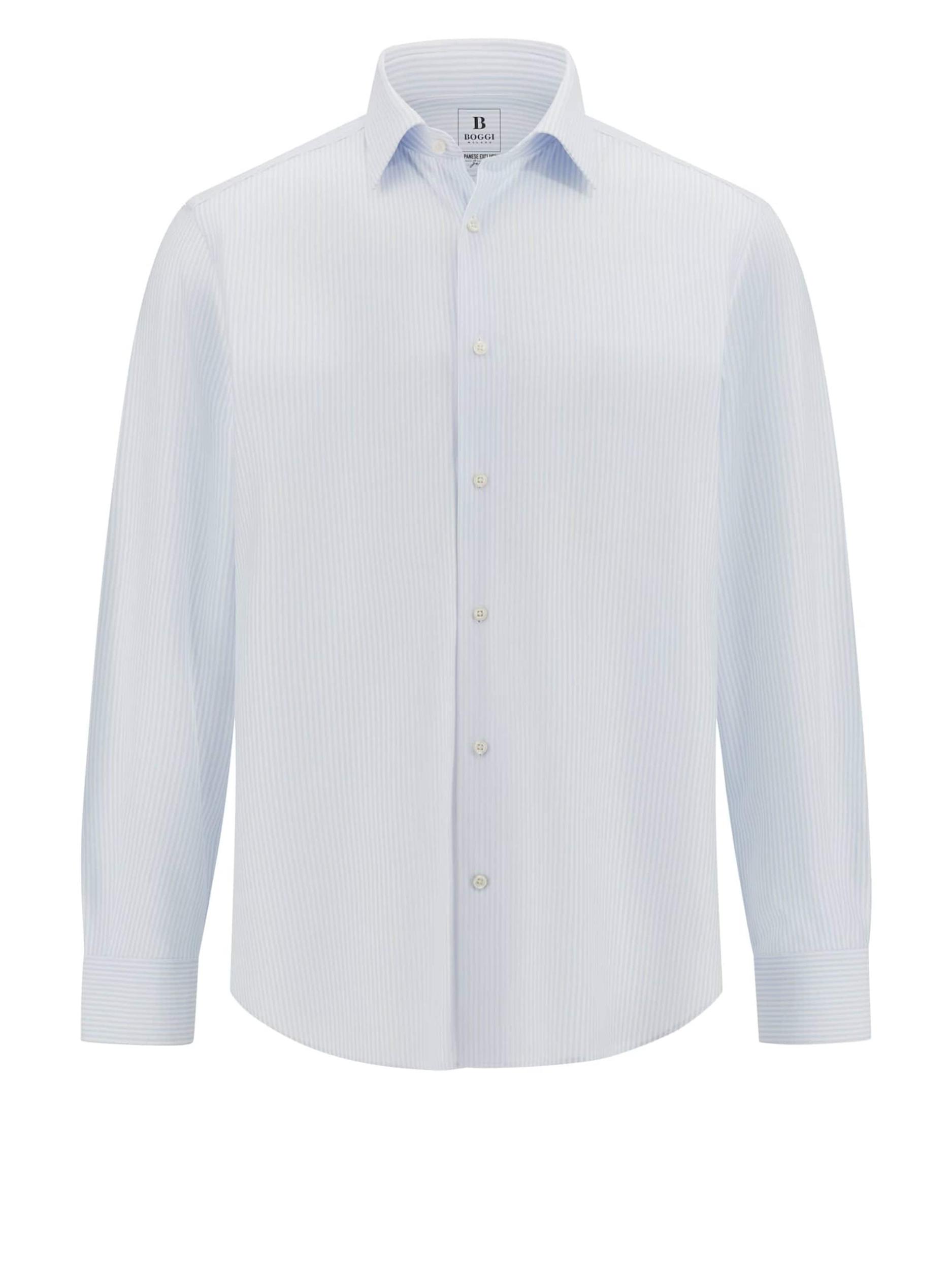 Boggi Milano Koszula jasnoniebieski / biały