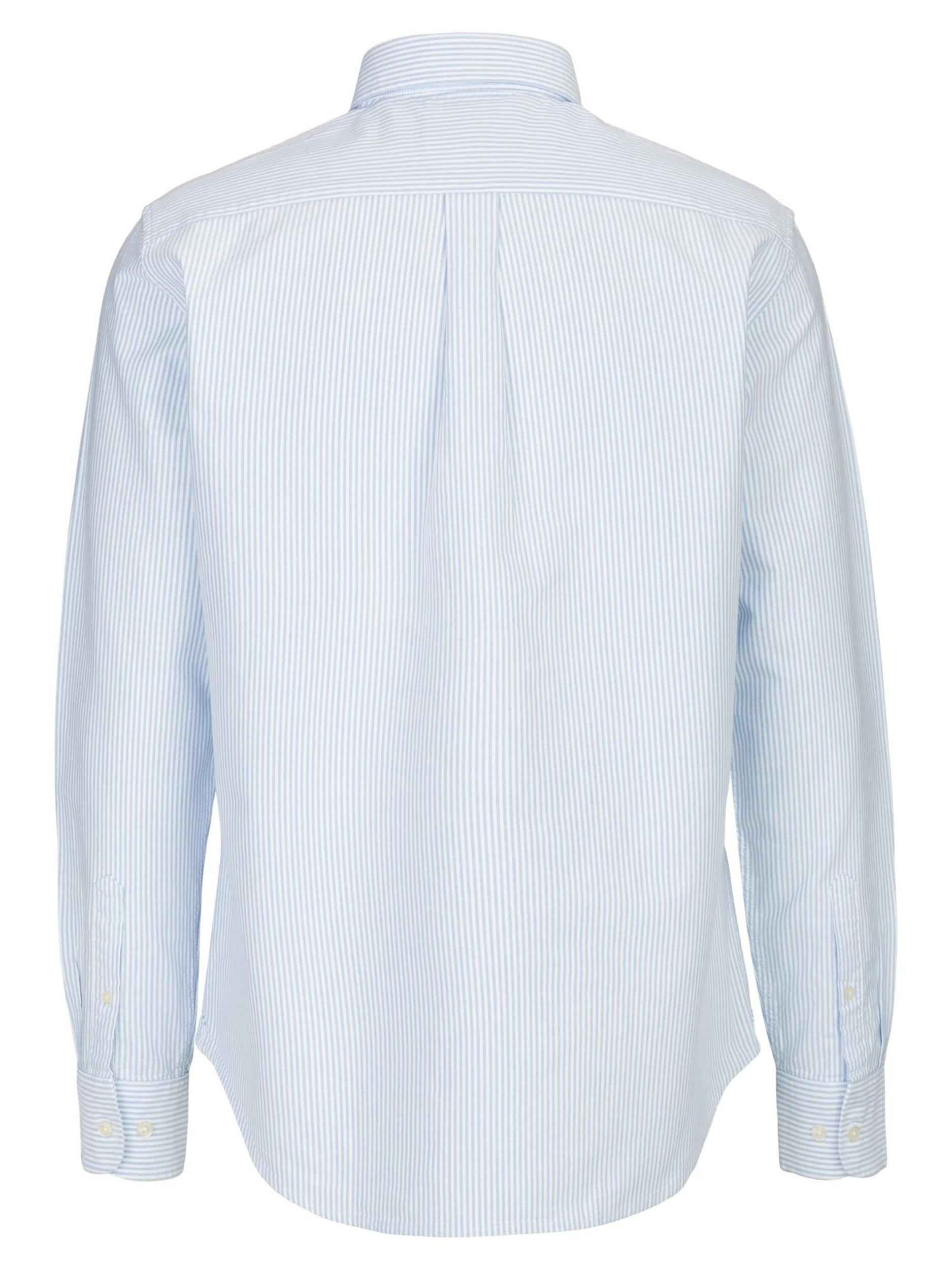 19V69 ITALIA Koszula biznesowa 'Rocco' jasnoniebieski / biały