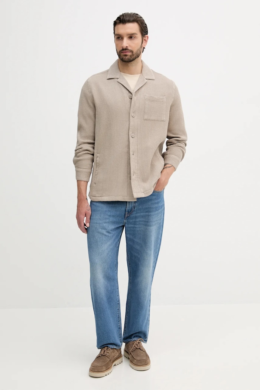 Barbour koszula bawełniana SANDWOOD