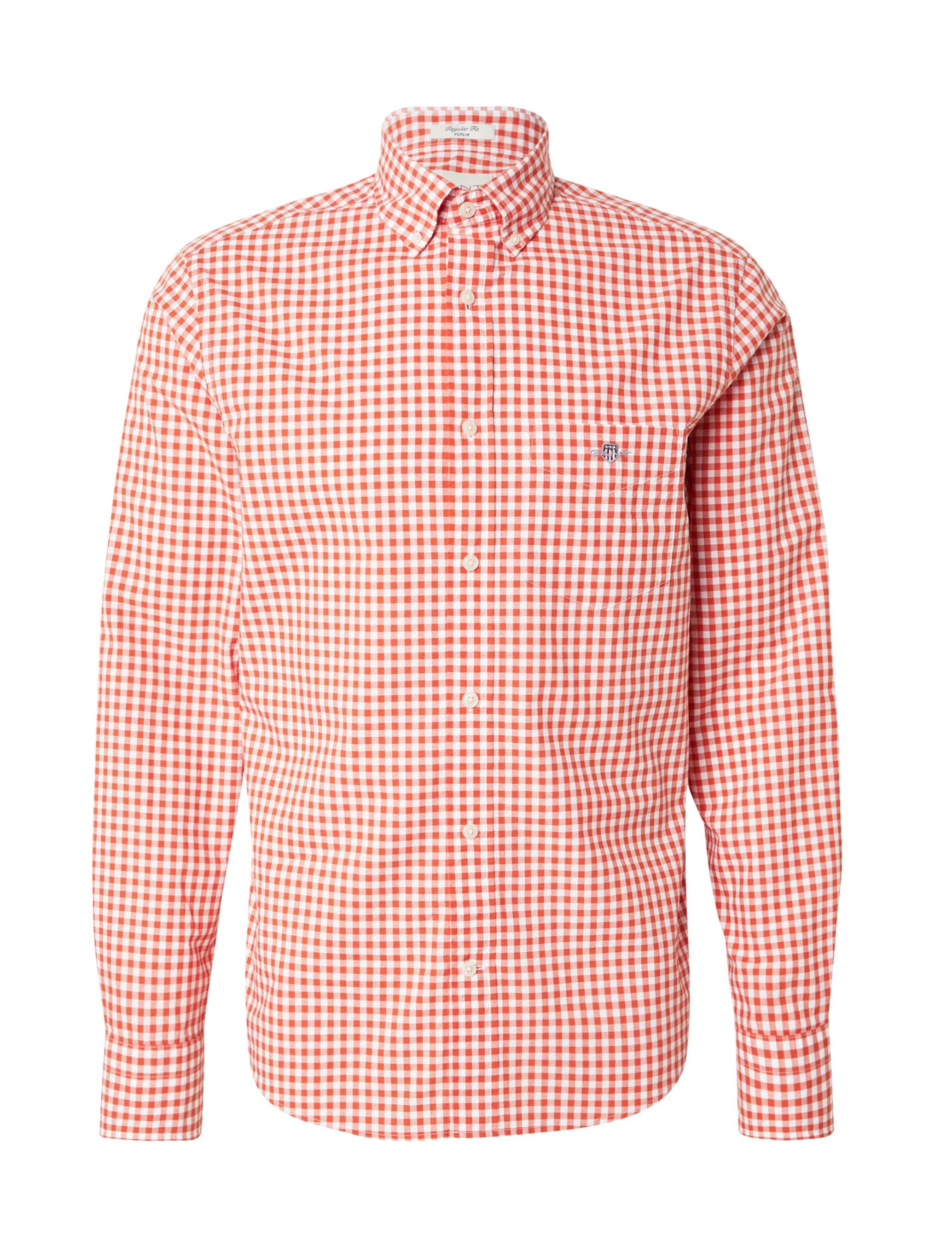 GANT Koszula granatowy / jasnoszary / pomarańczowy / biały