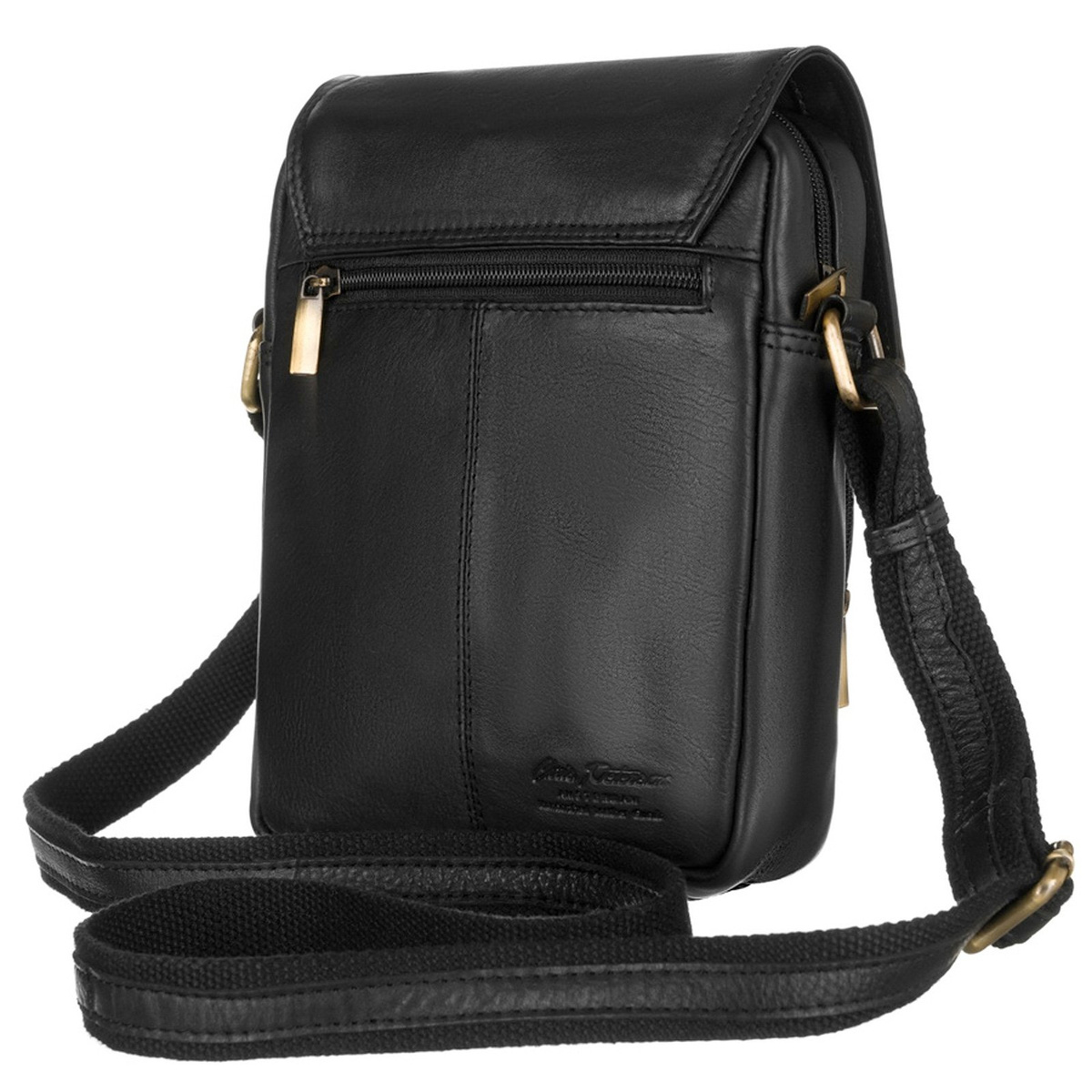 Saszetka męska z naturalnej skóry Peterson PTN 372-NDM