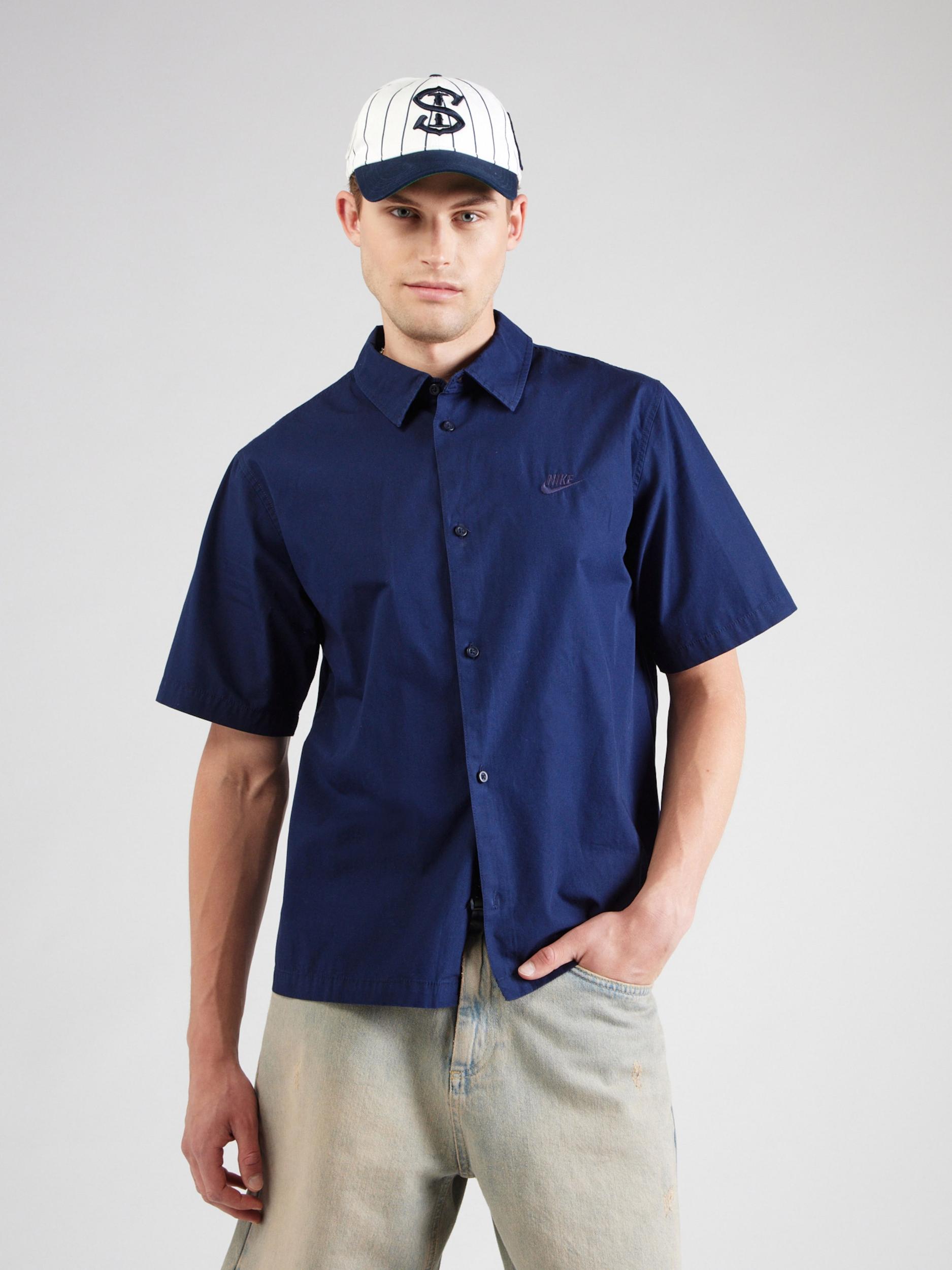 Nike Sportswear Koszula 'Club' granatowy