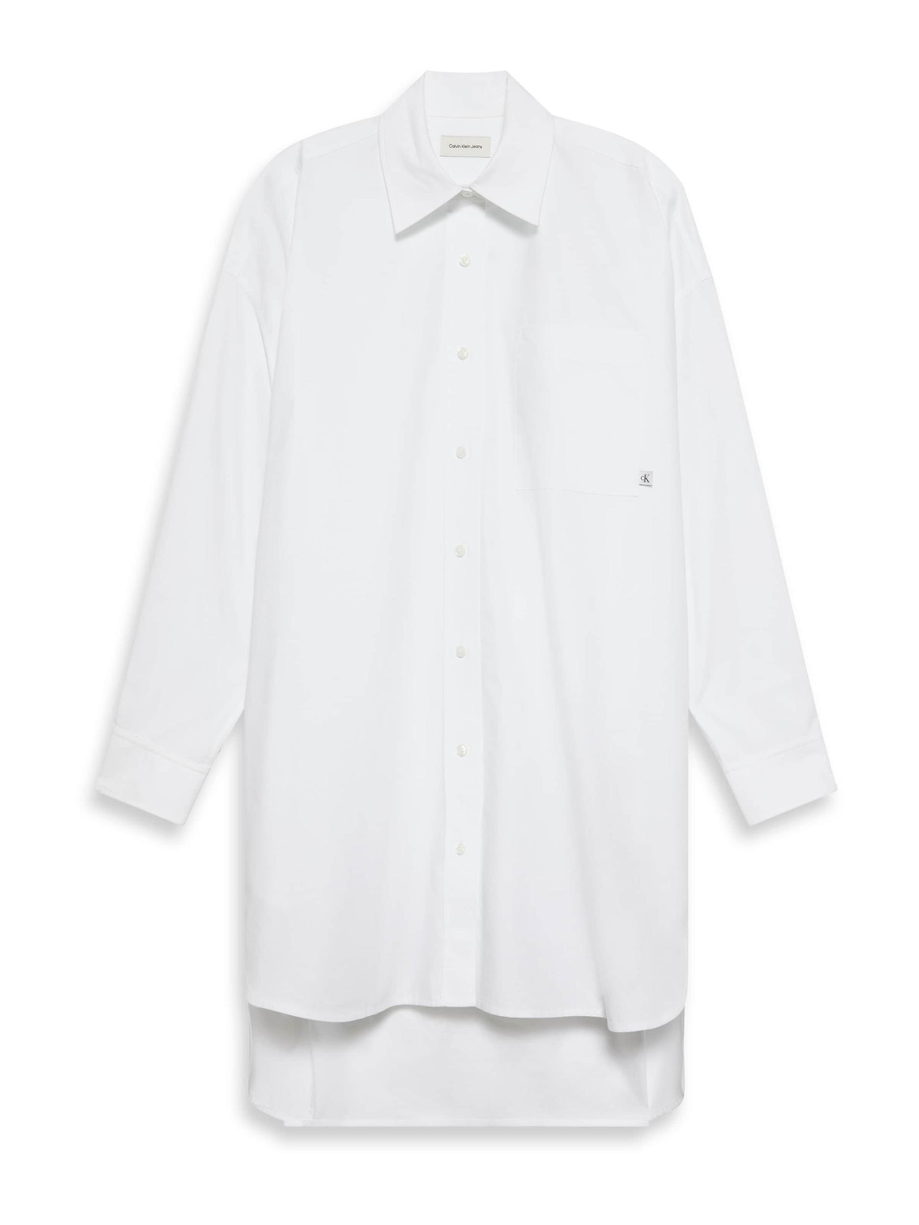 Calvin Klein Jeans Sukienka koszulowa biały