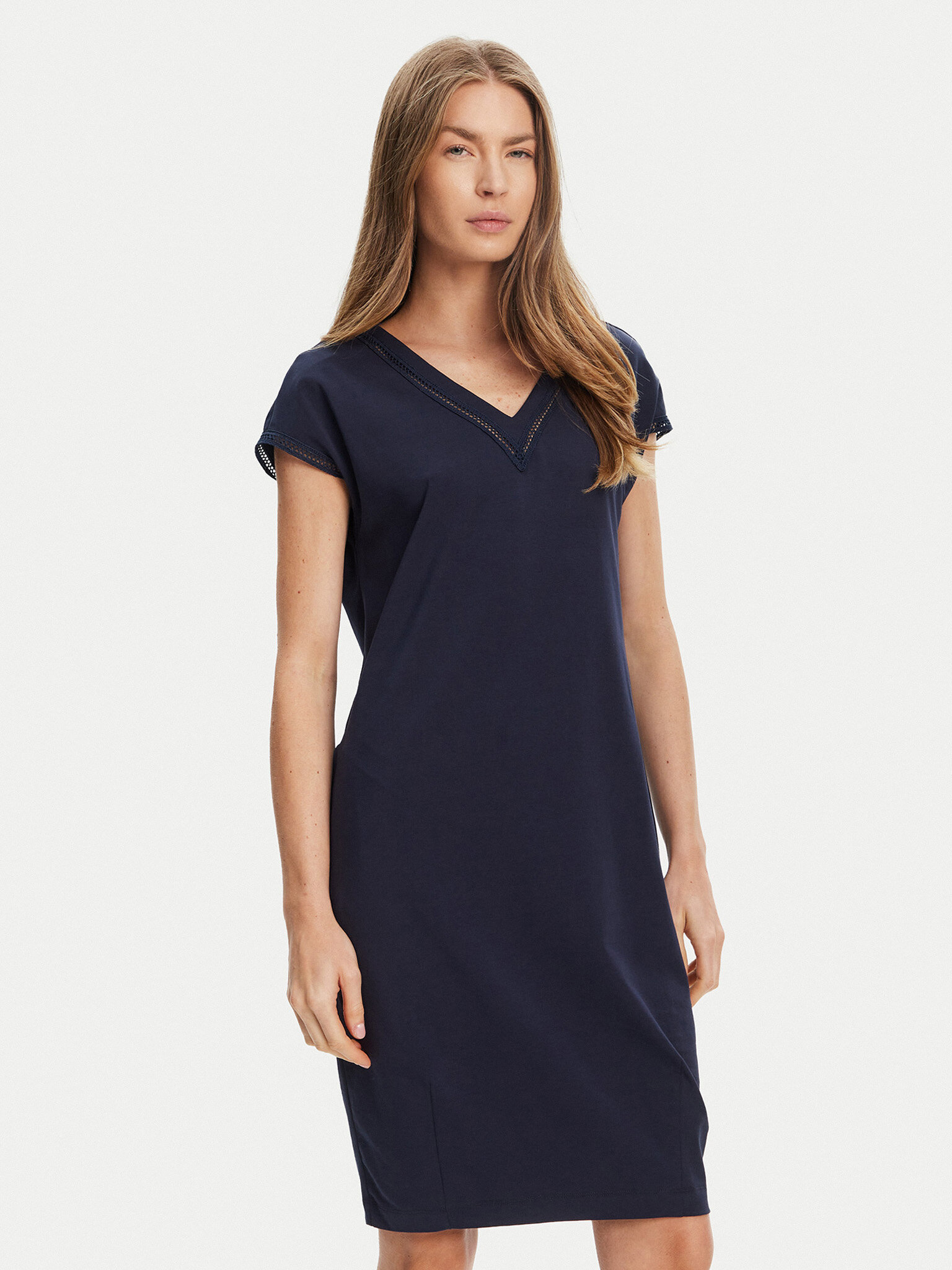 Tatuum Sukienka codzienna Kokena T2509.210 Granatowy Regular Fit