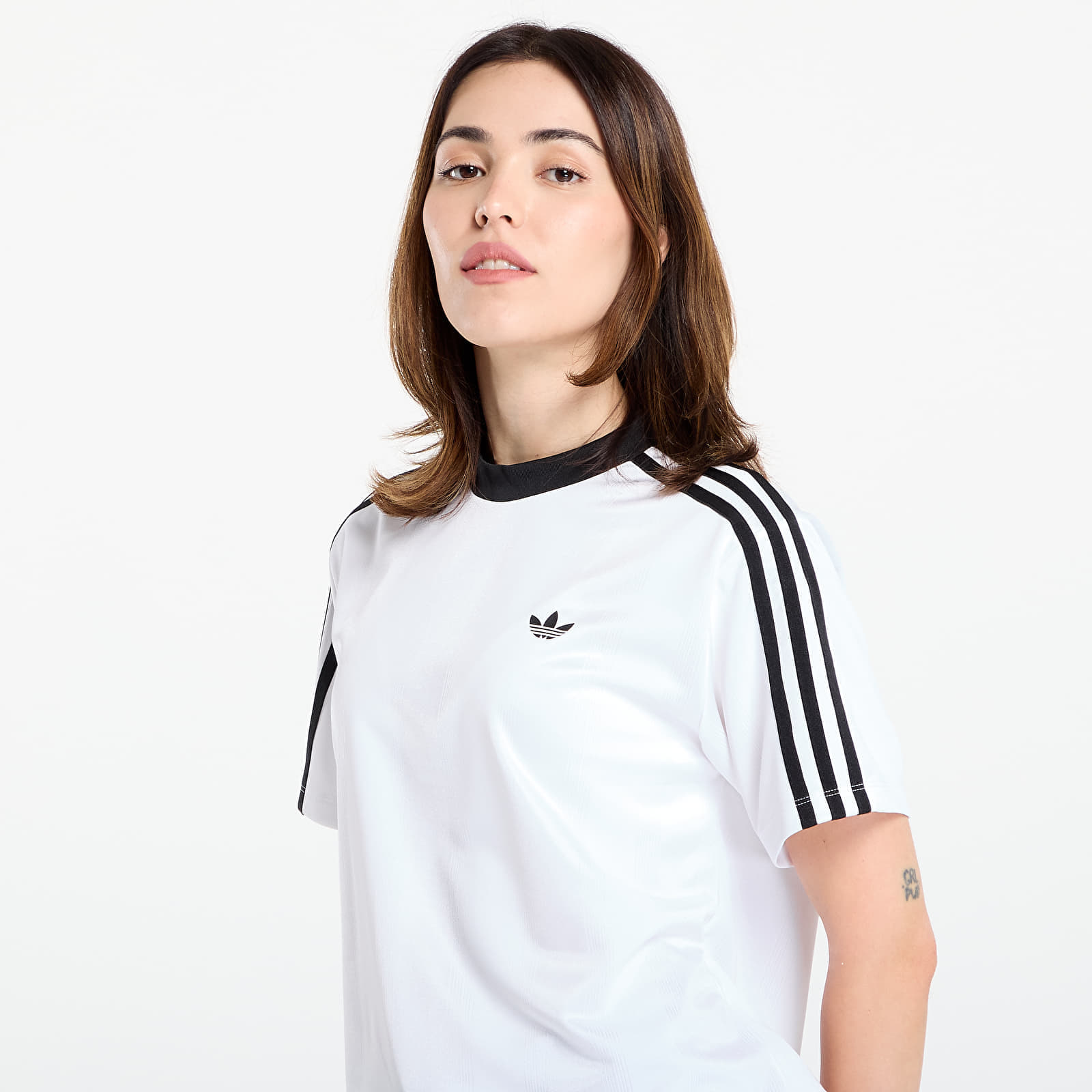 adidas Originals T-shirt adidas Adicolor Football Jacquard T-Shirt White S