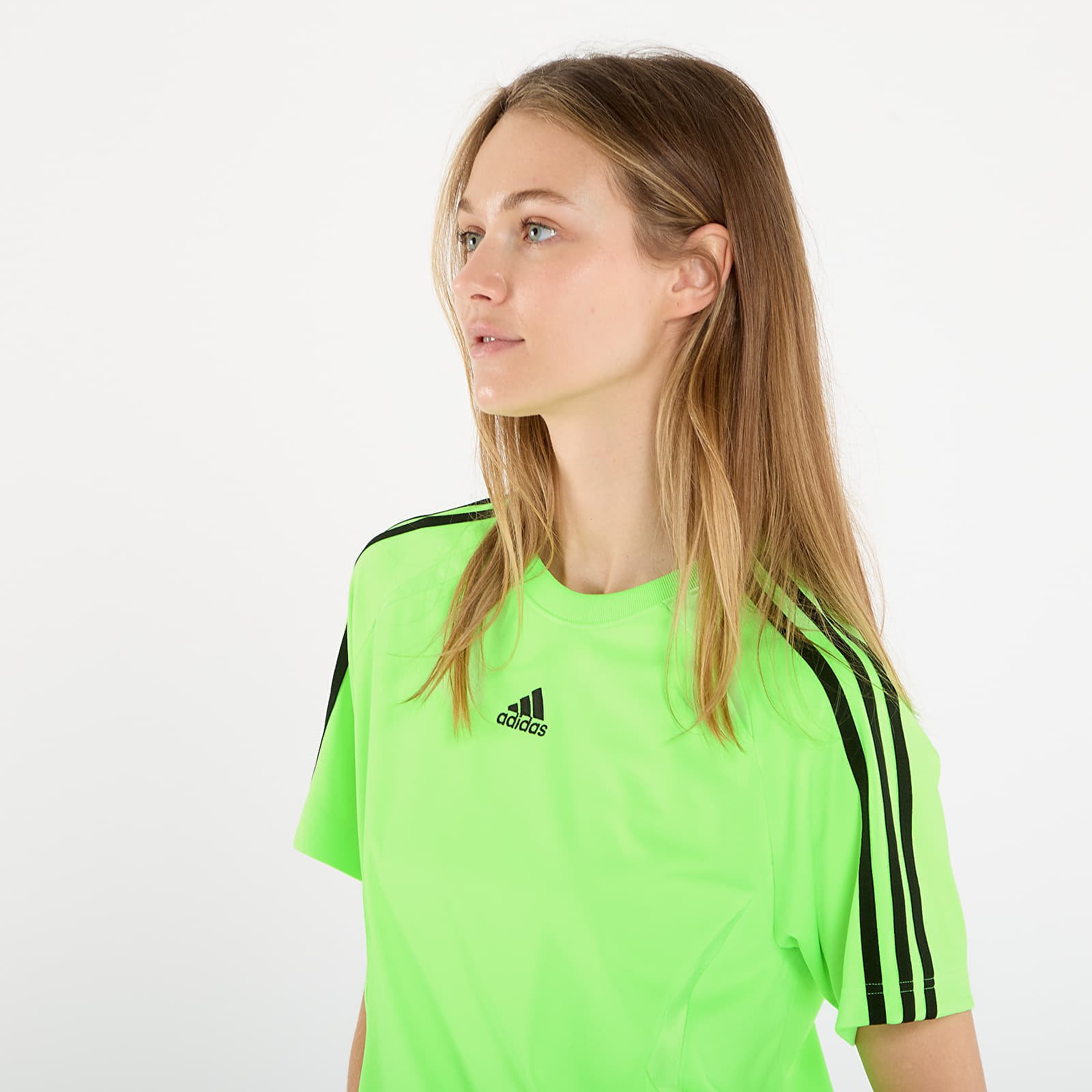 adidas Originals T-shirt adidas Adicolor Teamgeist Loose T-Shirt Signal Green/ Off White S