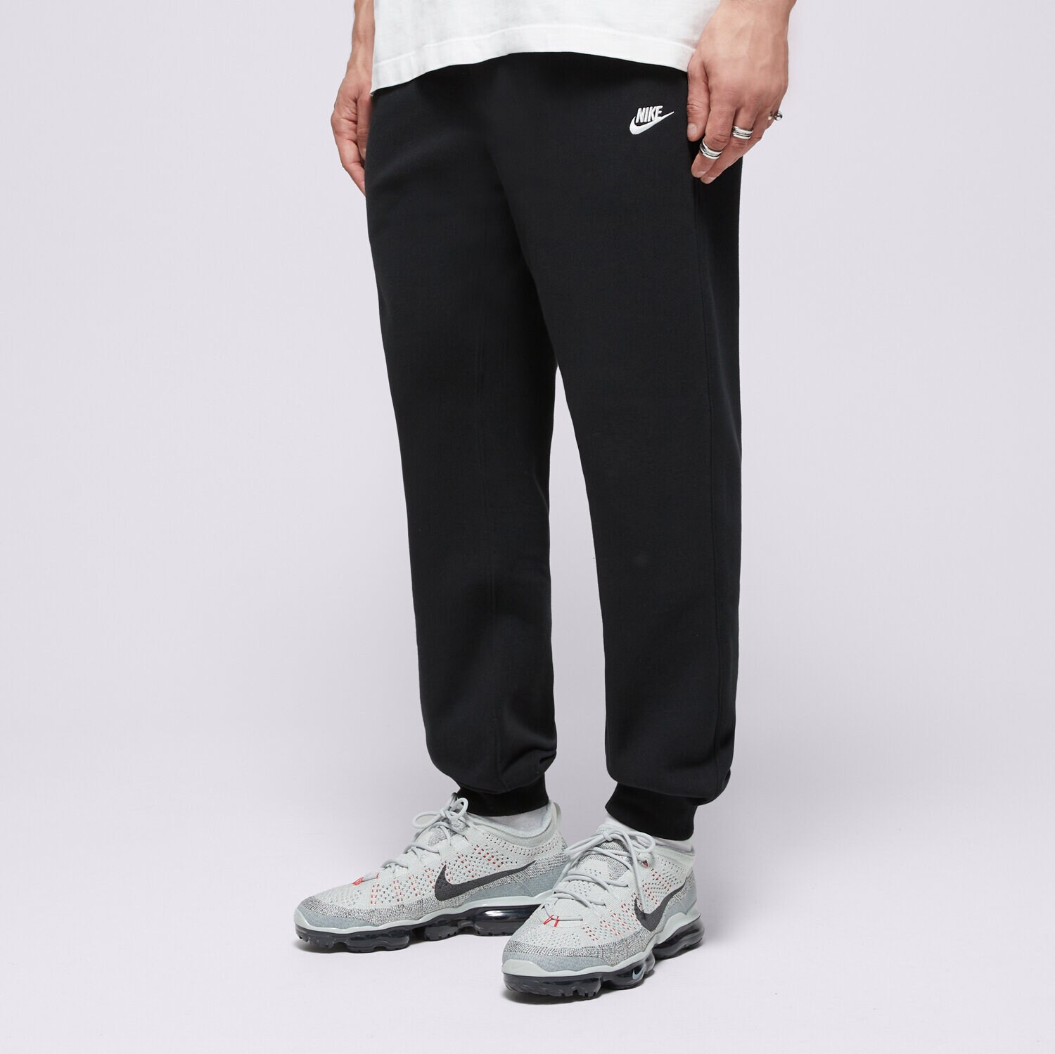 Nike Spodnie M Nk Club Bb Jogger Męskie Odzież Spodnie FN3787-010 Czarny