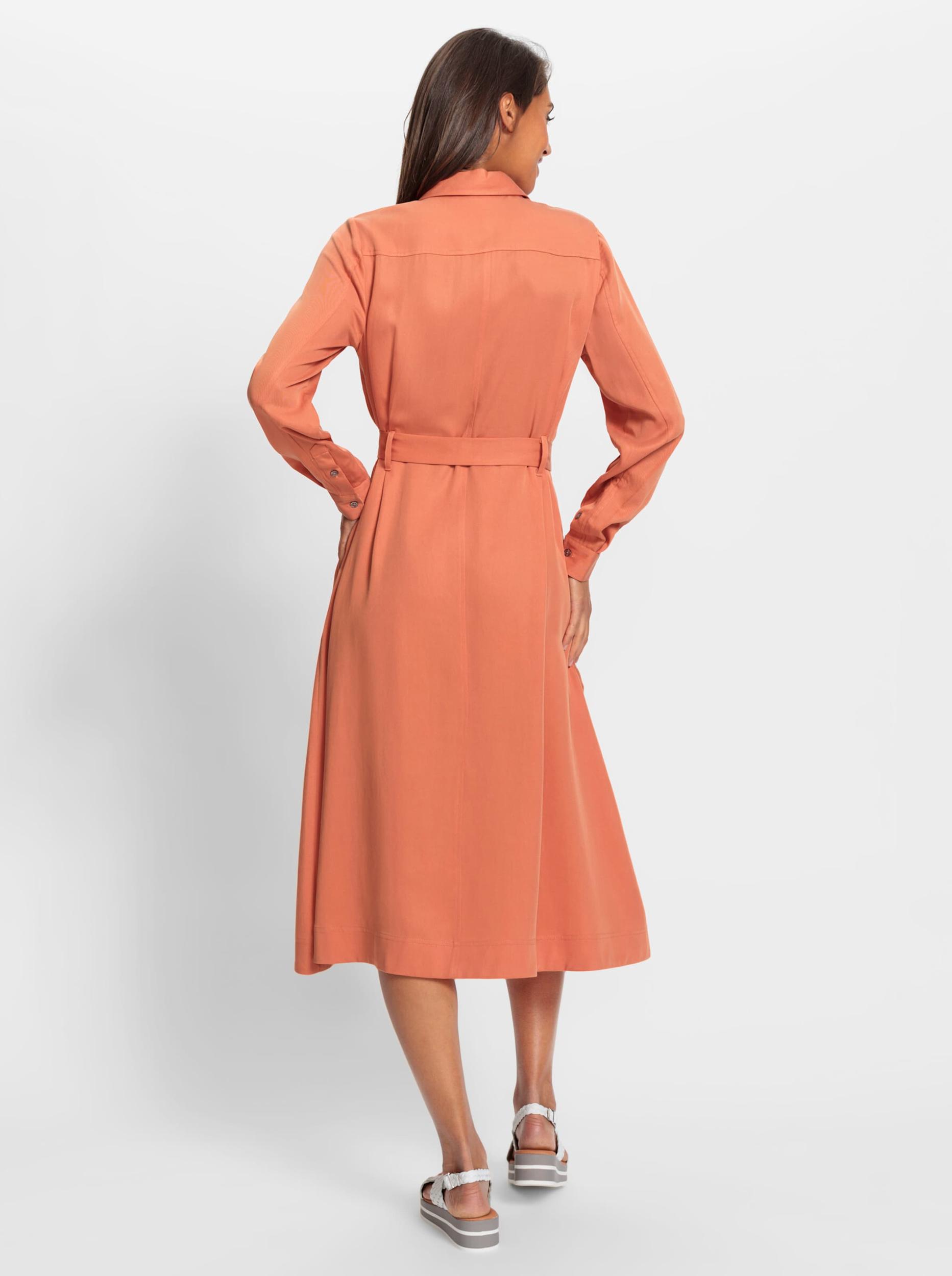 heine Sukienka koszulowa pomarańczowy