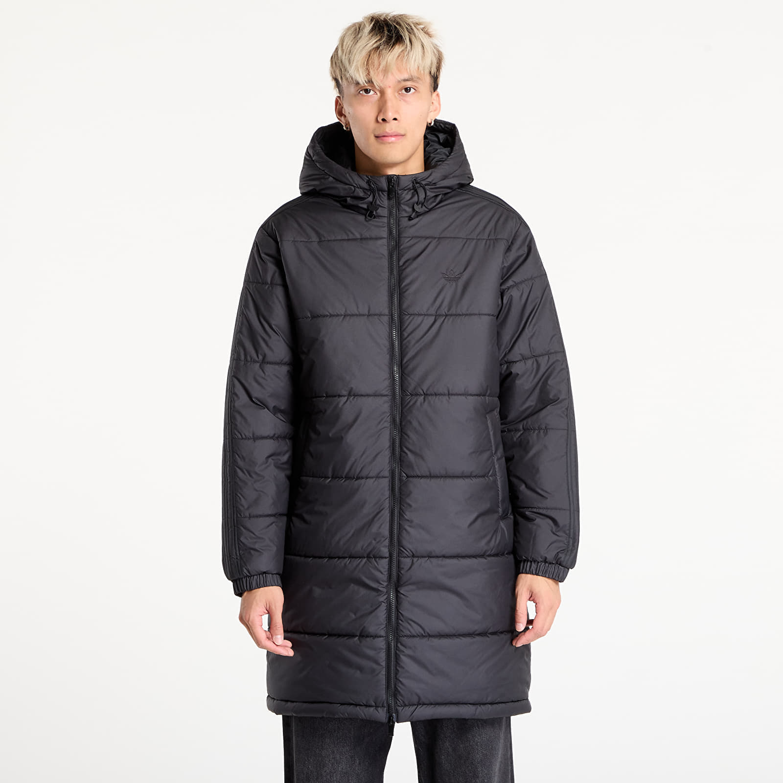 adidas Originals Kurtka adidas Adicolor Long Jacket Black/ Black L