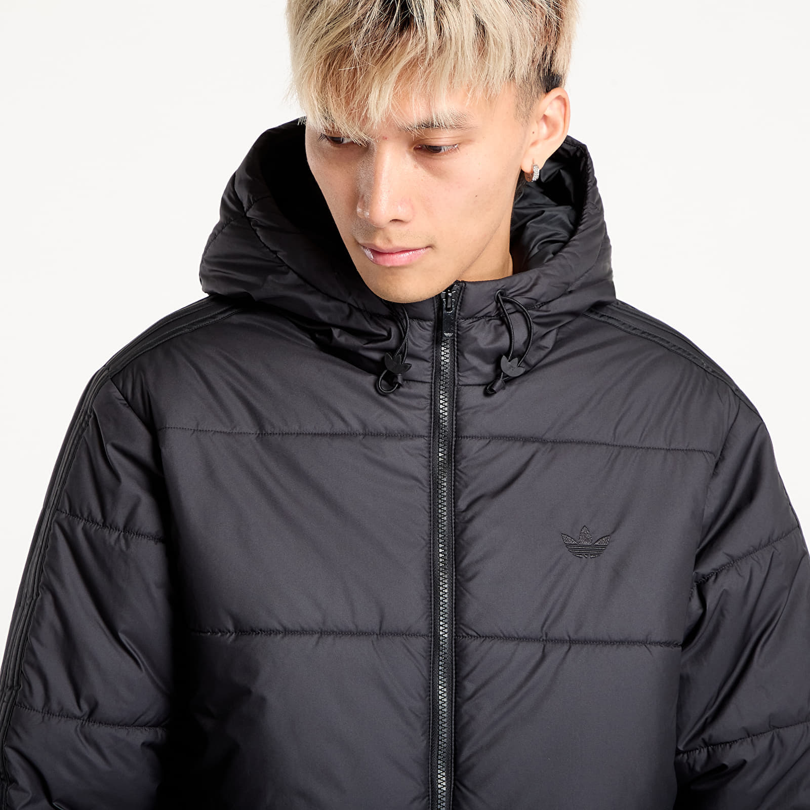 adidas Originals Kurtka adidas Adicolor Long Jacket Black/ Black L