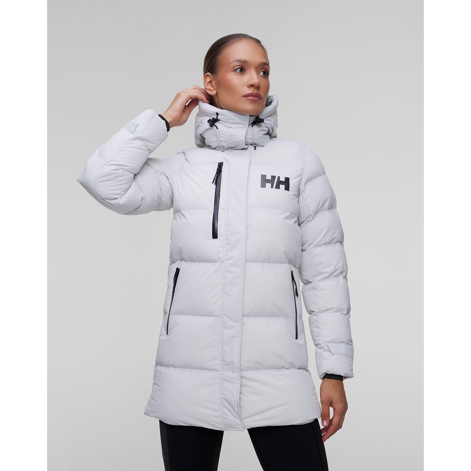 Biała Kurtka Damska Helly Hansen W Adore Puffy Parka