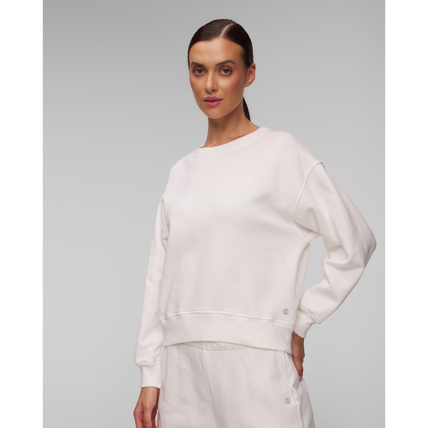 Biała Bluza Z Bawełny Organiczej Damska Deha