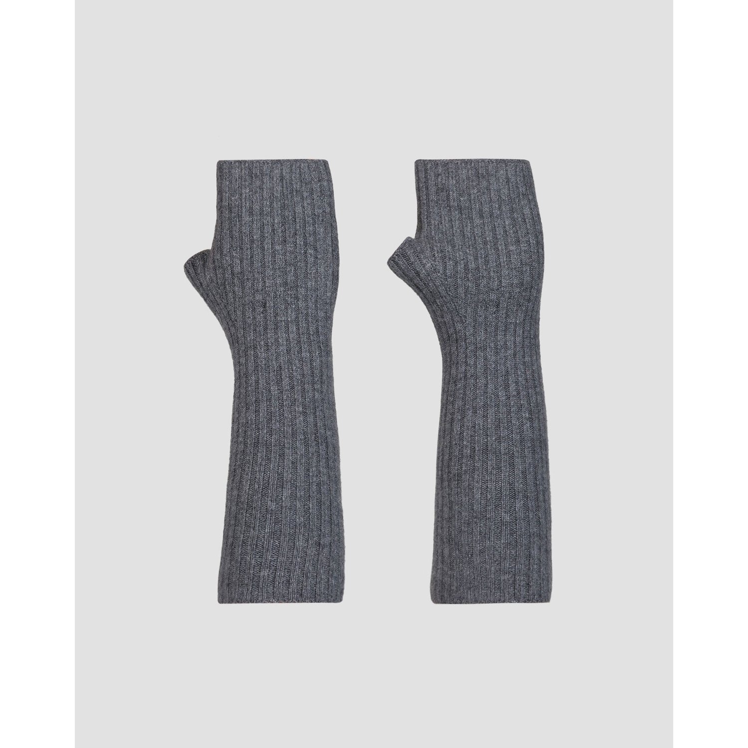 Szare Rękawiczki Z Kaszmiru Damskie Kujten Knokke