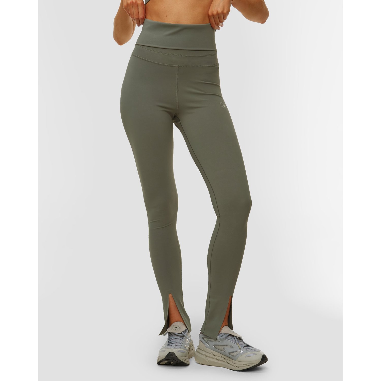 Leginsy Damskie Adidas By Stella Mccartney Khaki