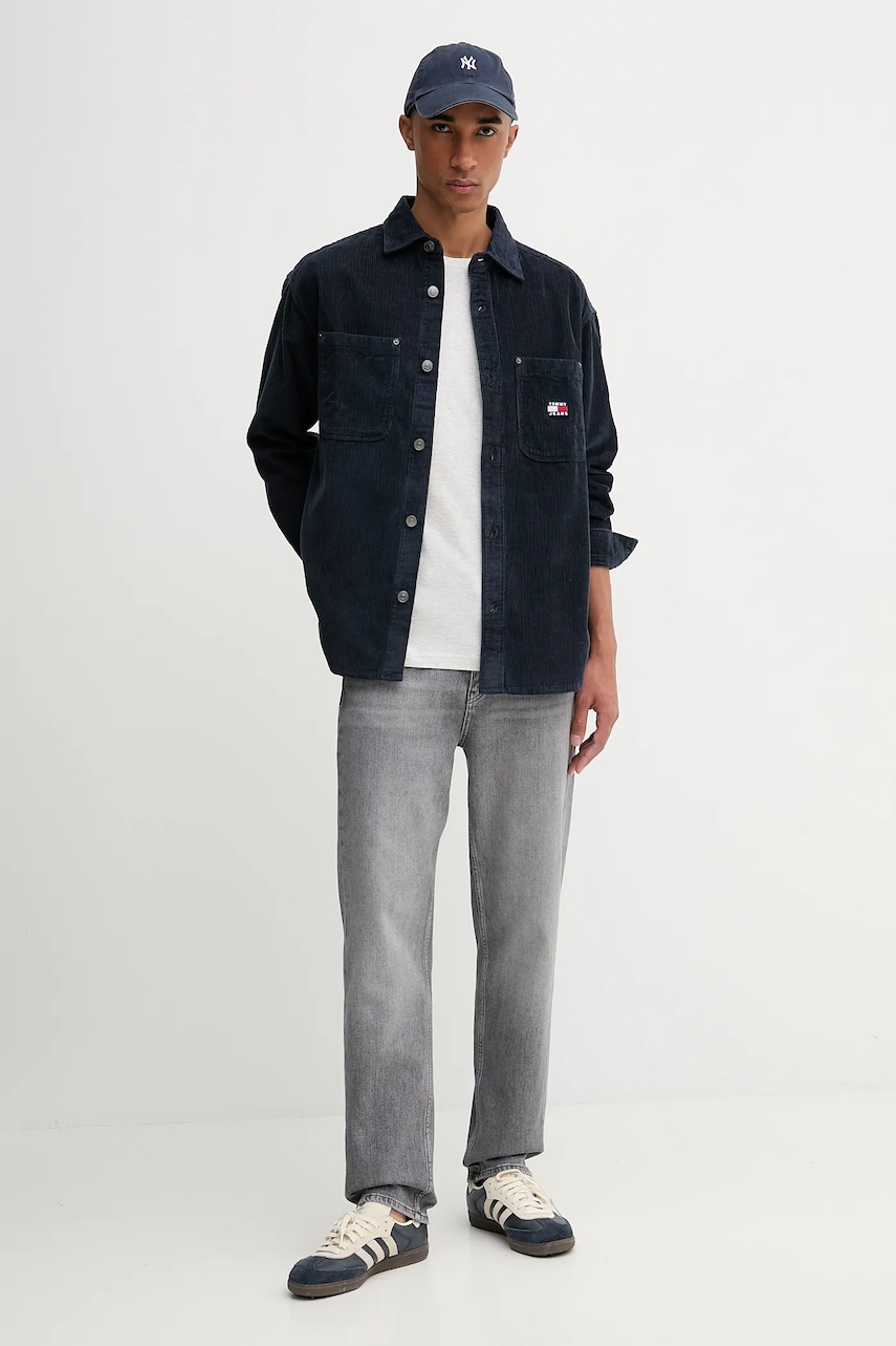 Tommy Jeans koszula sztruksowa