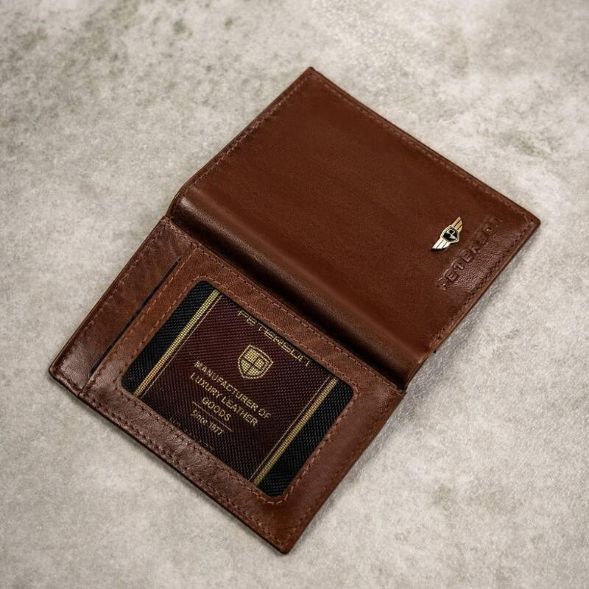 skóra naturalna Damski zestawy na prezent Peterson PTN SET3-N78L-VT BROWN