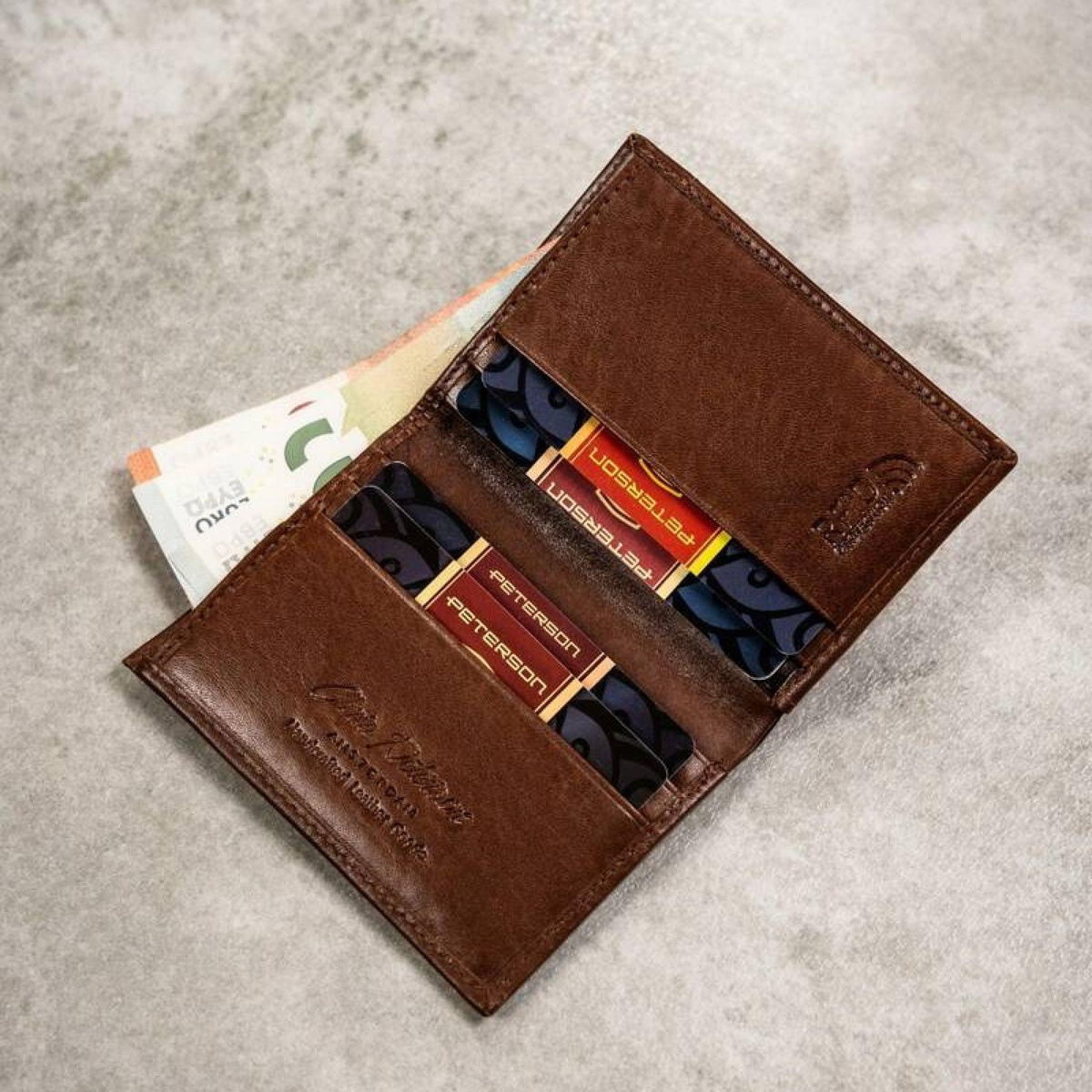 skóra naturalna Damski zestawy na prezent Peterson PTN SET3-N78L-VT BROWN