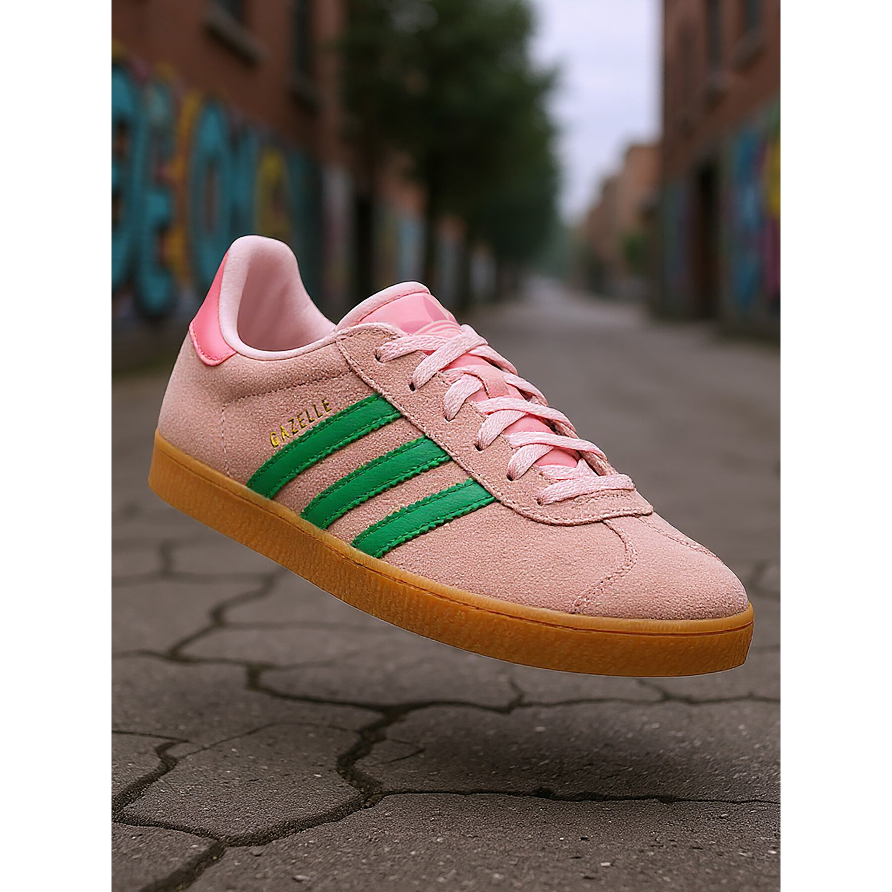 Sneakersy adidas Gazelle J JP7128 Różowy